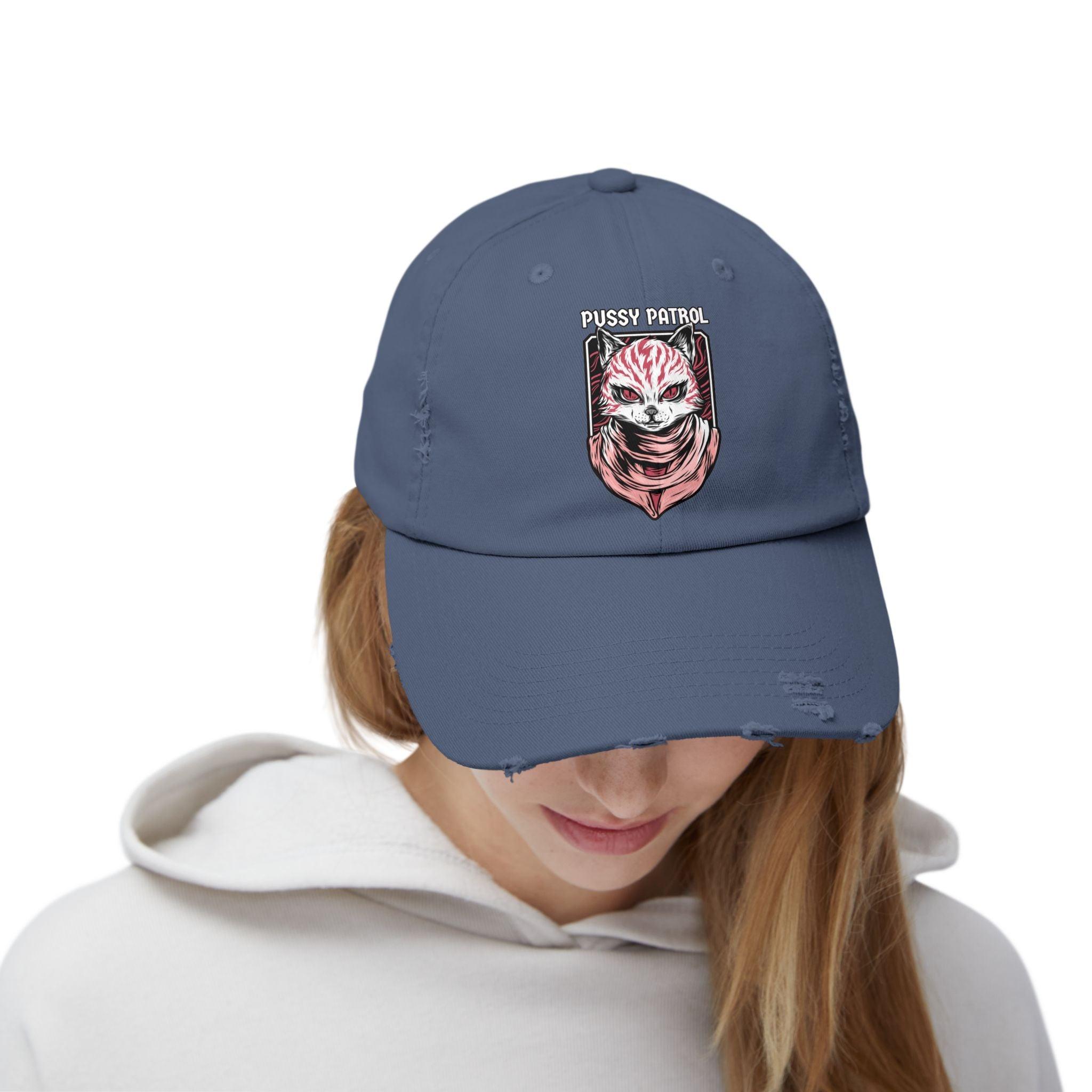 Pussy Patrol - Cotton Twill Distressed Baseball Cap