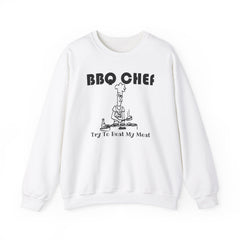 BBQ Chef Try To Beat My Meat - Sweatshirt - Witty Twisters Fashions