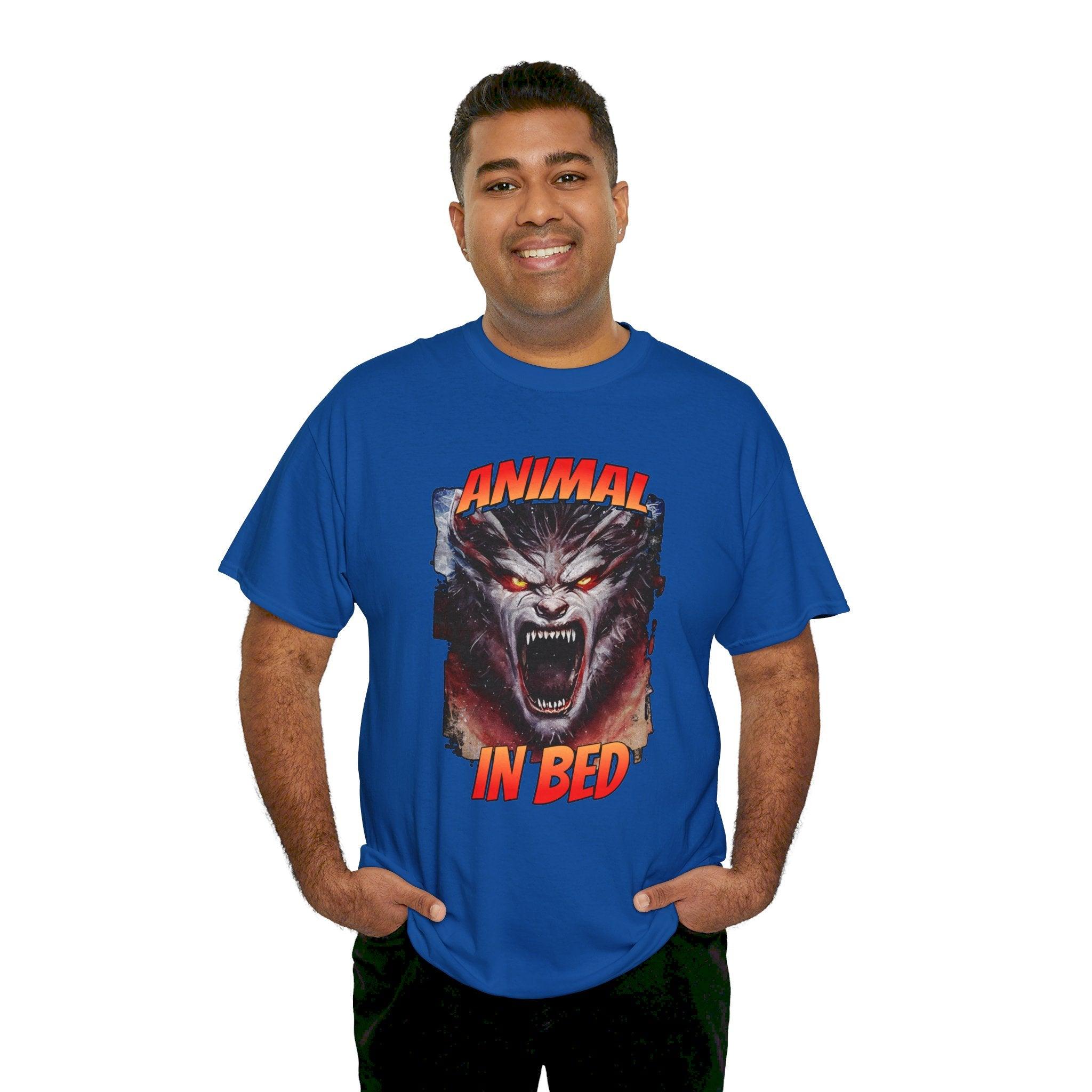 Animal In Bed - T-Shirt - Witty Twisters Fashions