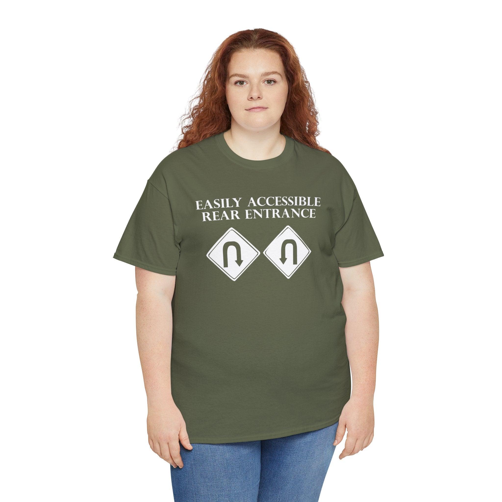 Easily accessible rear entrance - T-Shirt - Witty Twisters Fashions