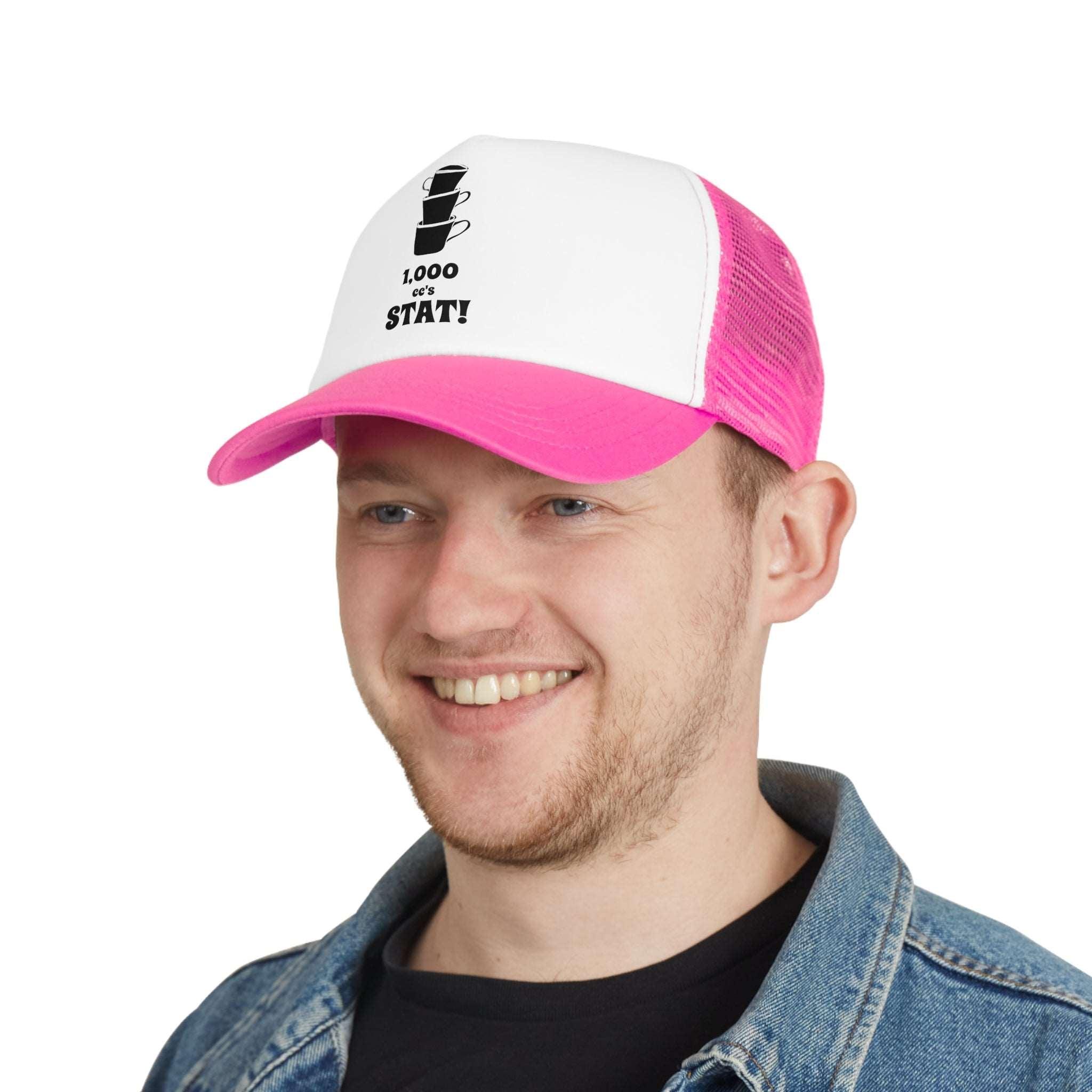 1,000 cc's Stat! - Mesh Baseball Cap - Witty Twisters Fashions