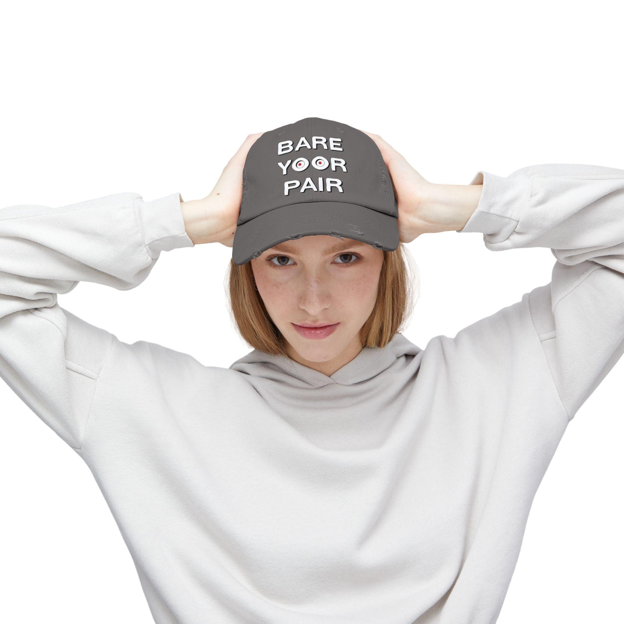 Bare Yoor Pair - Cotton Twill Distressed Baseball Cap