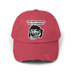 I don't have a motorboat, but I can motorboat. - Distressed Baseball Cap - Witty Twisters Fashions