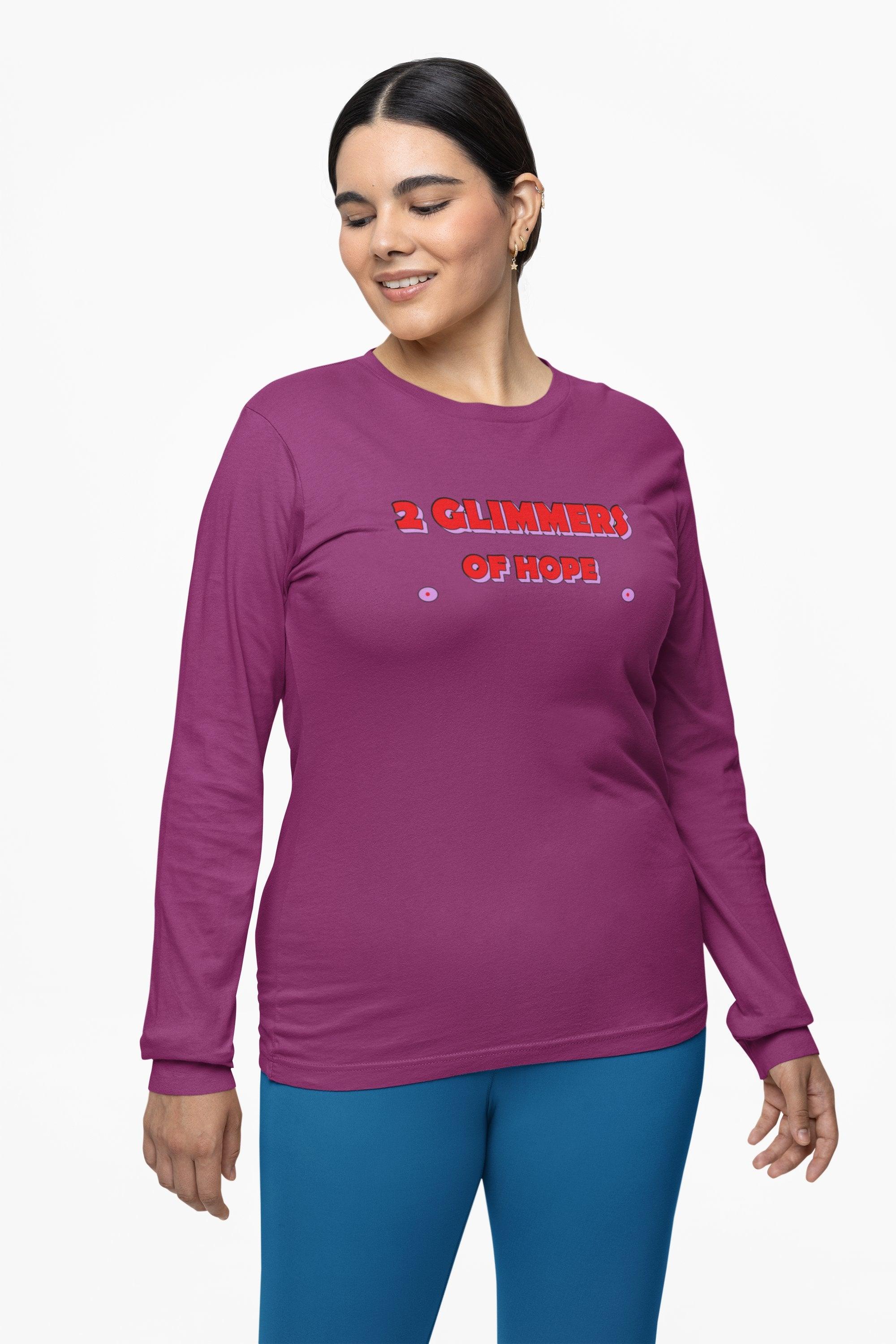 2 Glimmers Of Hope - Long-Sleeve Tee - Witty Twisters Fashions