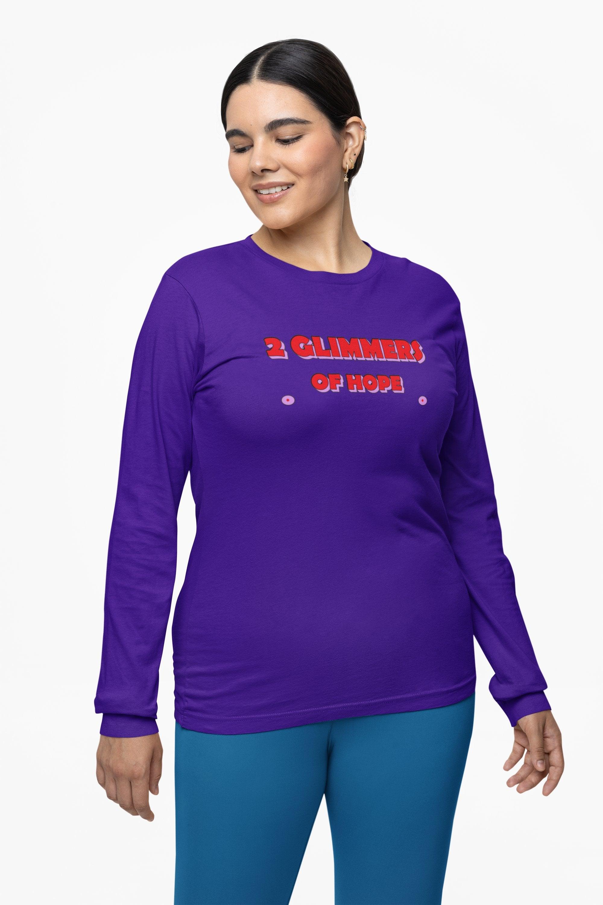 2 Glimmers Of Hope - Long-Sleeve Tee - Witty Twisters Fashions