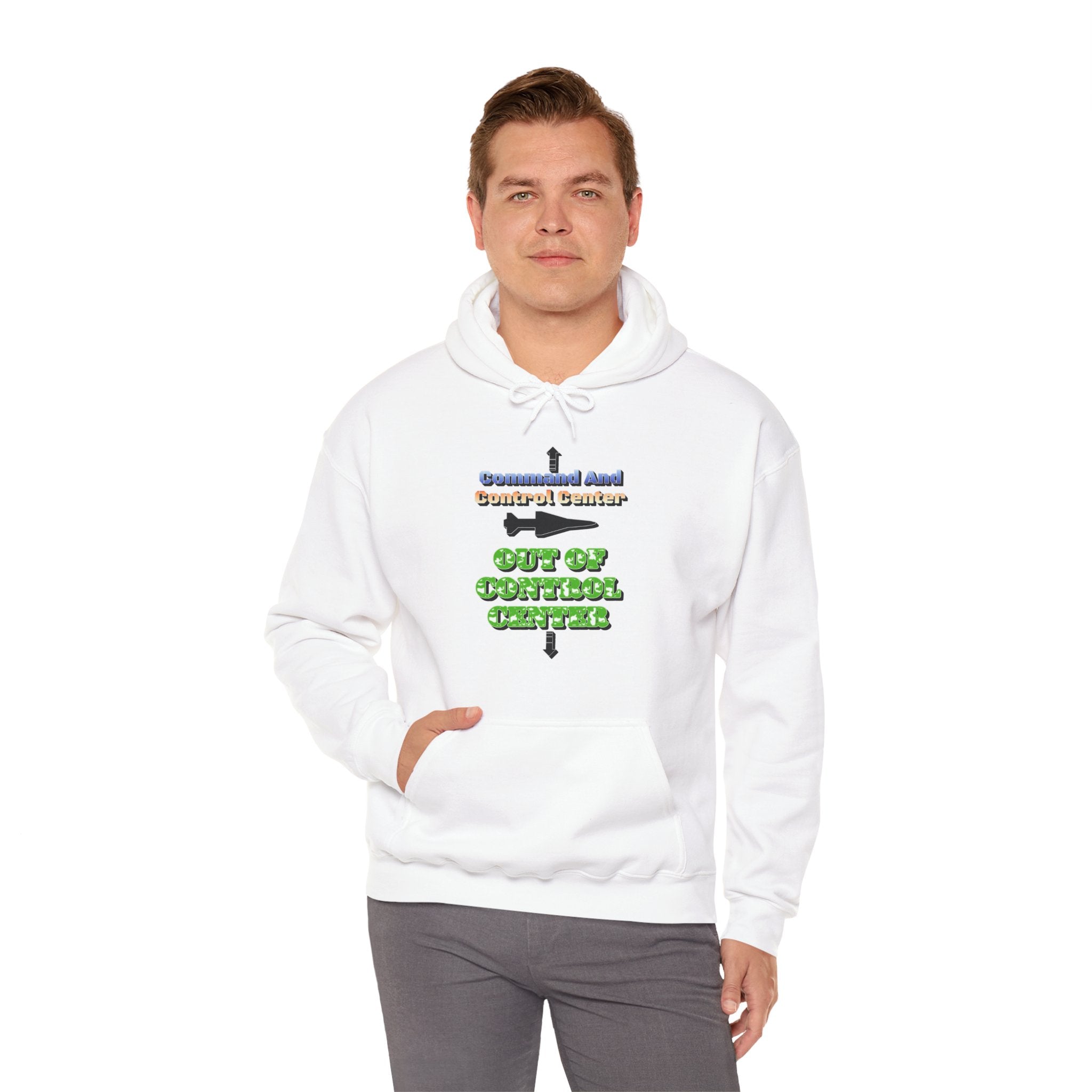 Command And Control Center Out Of Control Center - Hoodie