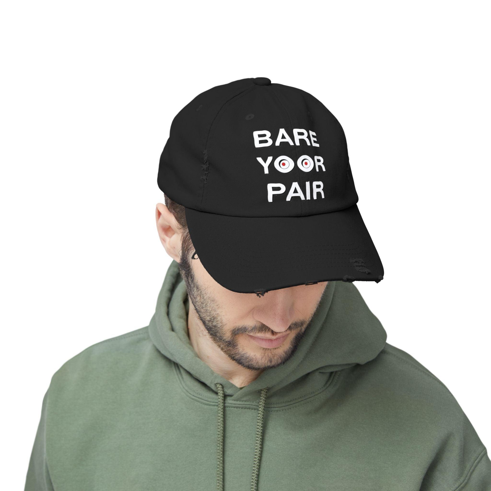 Bare Yoor Pair - Cotton Twill Distressed Baseball Cap