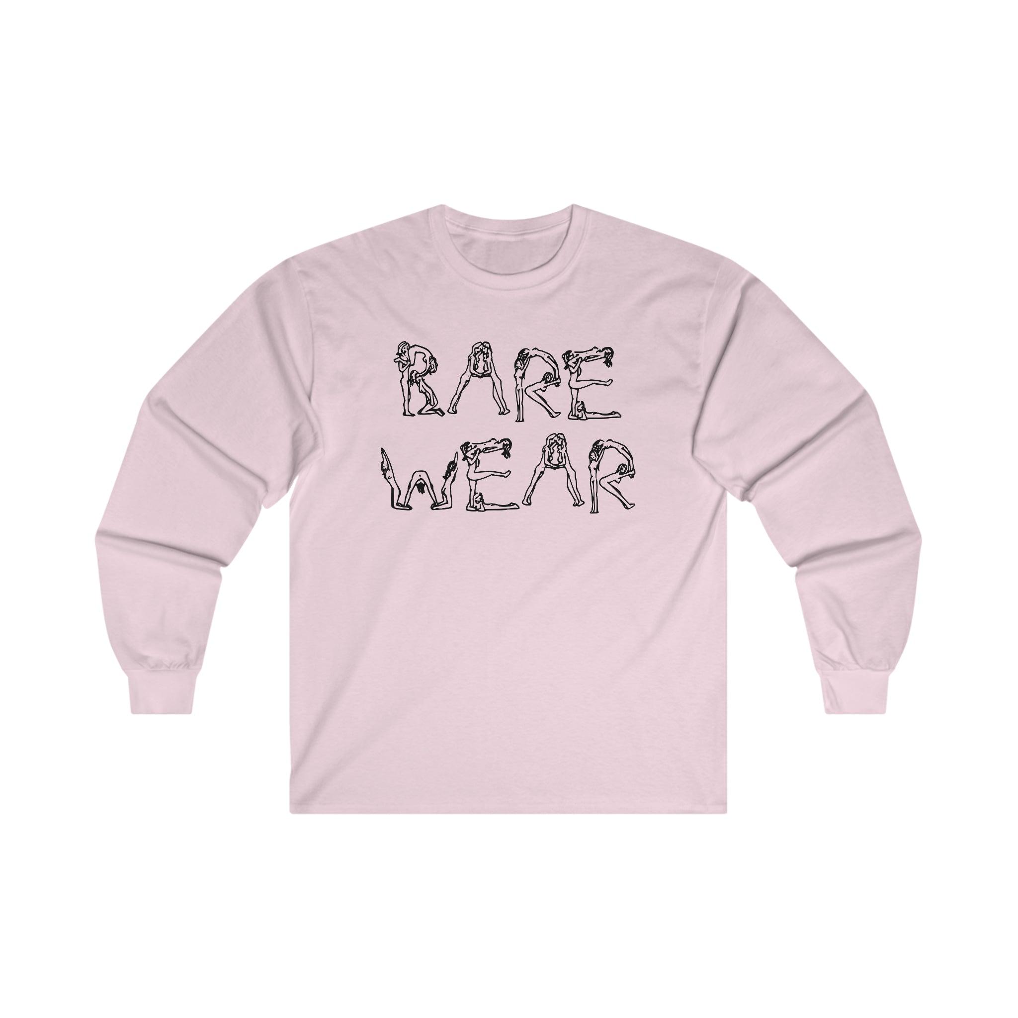 Bare Wear Letters Are Nude Women - Long-Sleeve Tee - Witty Twisters Fashions