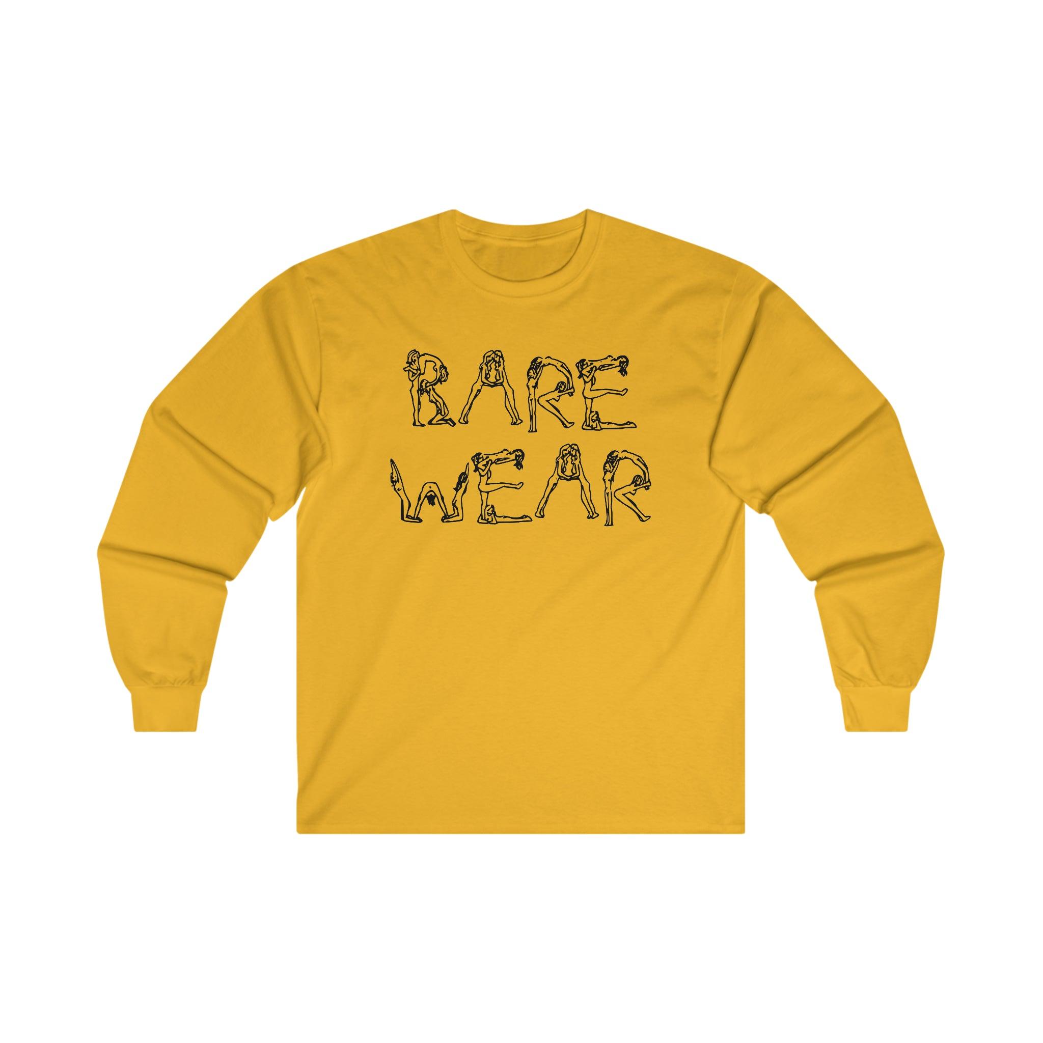 Bare Wear Letters Are Nude Women - Long-Sleeve Tee - Witty Twisters Fashions