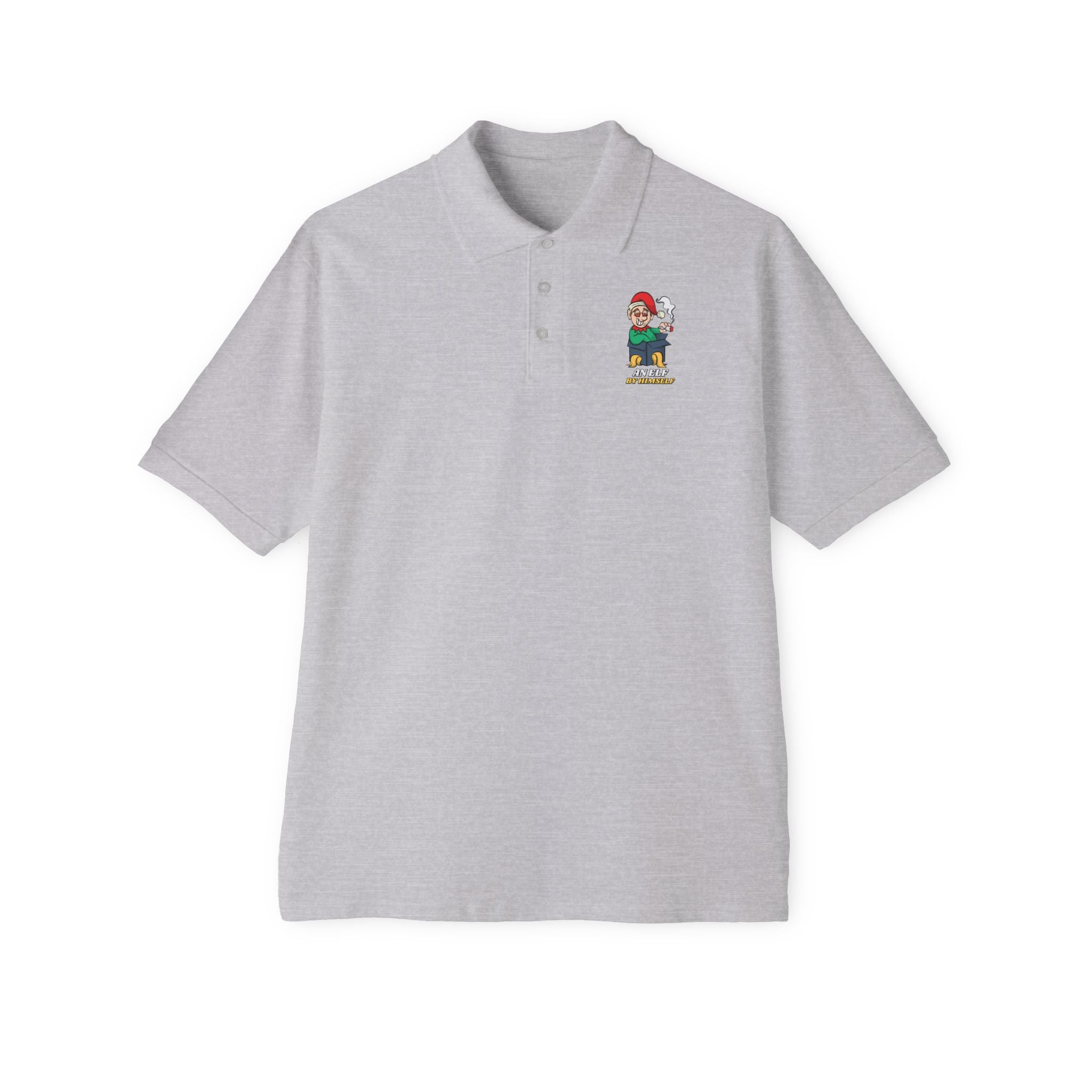 An elf by himself - Men's Piqué Polo Shirt