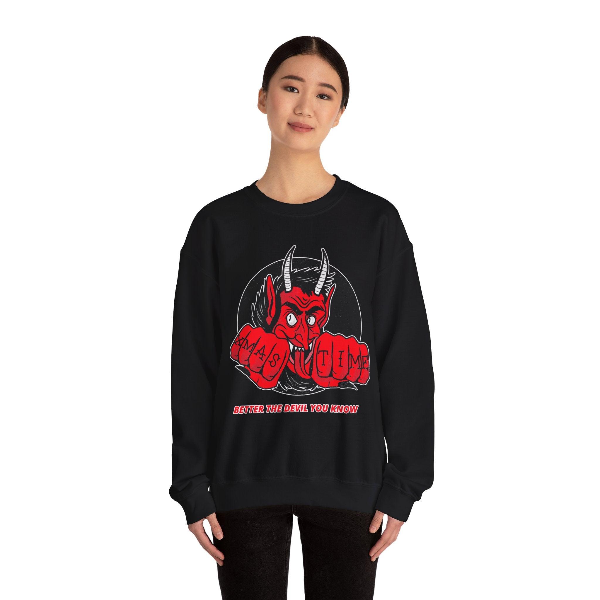 Better the devil you know Xmas time - Sweatshirt