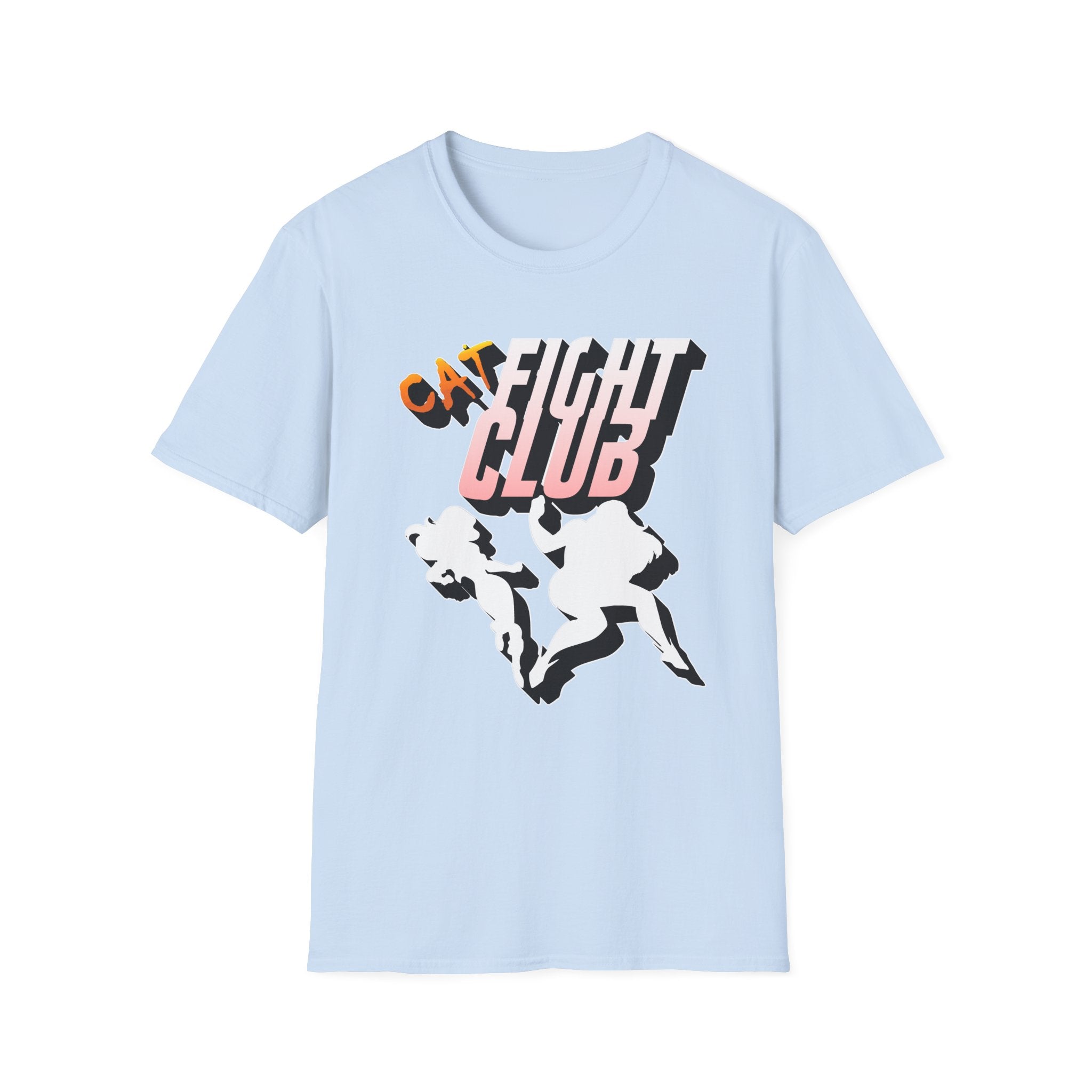 Cat Fight Club - Softstyle T-Shirt