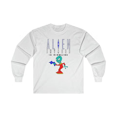 Alien Invader In Disguise - Long-Sleeve Tee - Witty Twisters Fashions