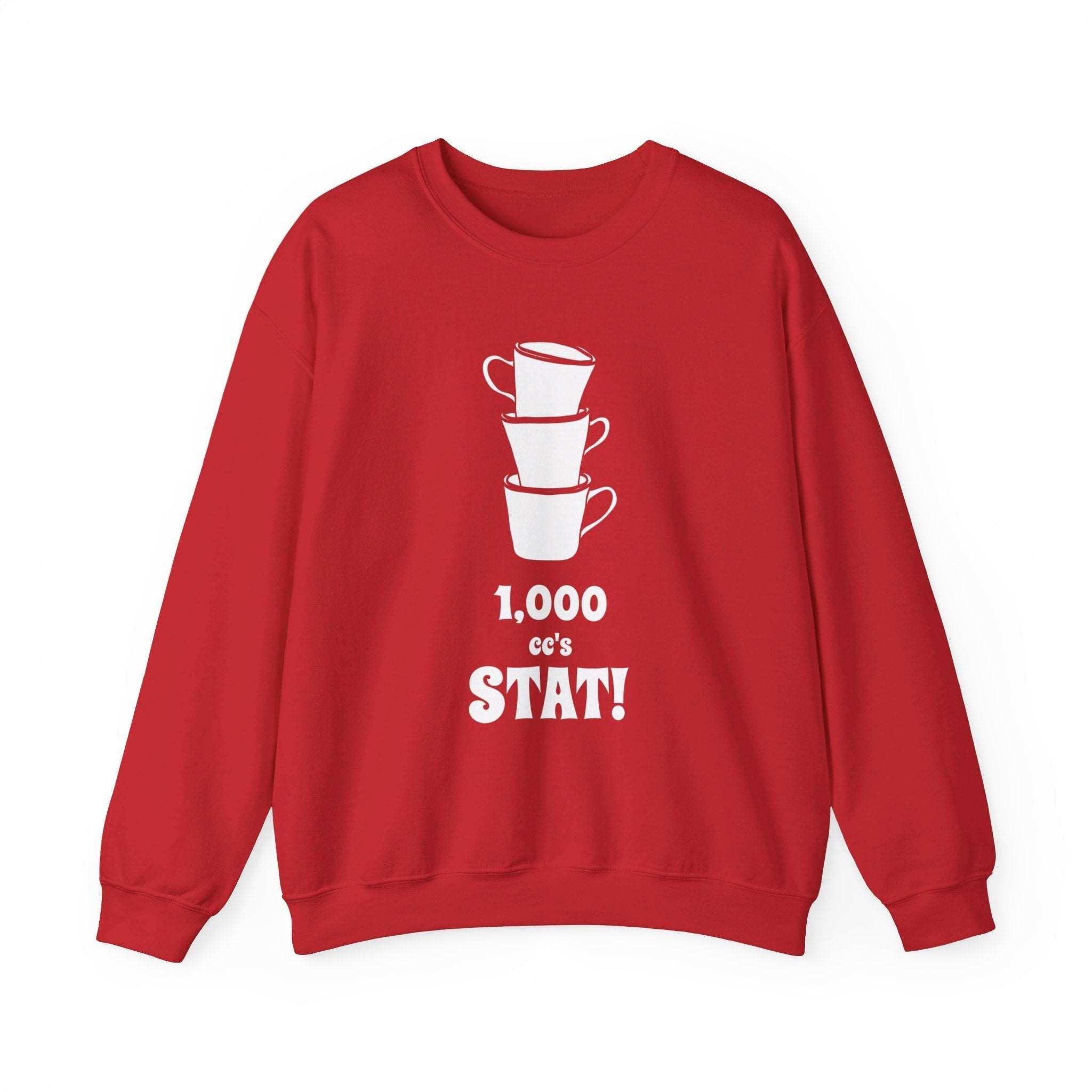 1,000 cc's Stat! - Sweatshirt - Witty Twisters Fashions