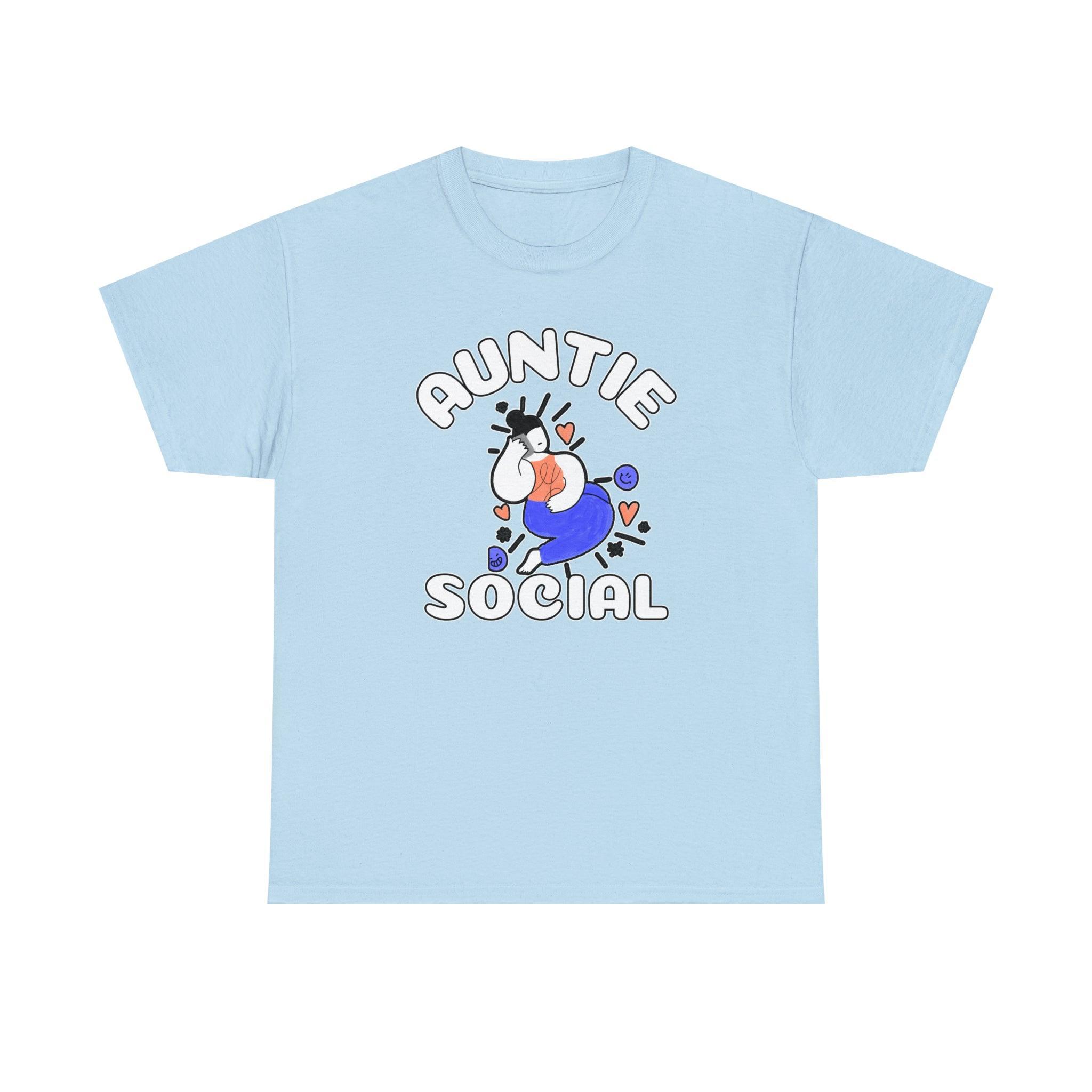 Auntie Social - T-Shirt - Witty Twisters Fashions