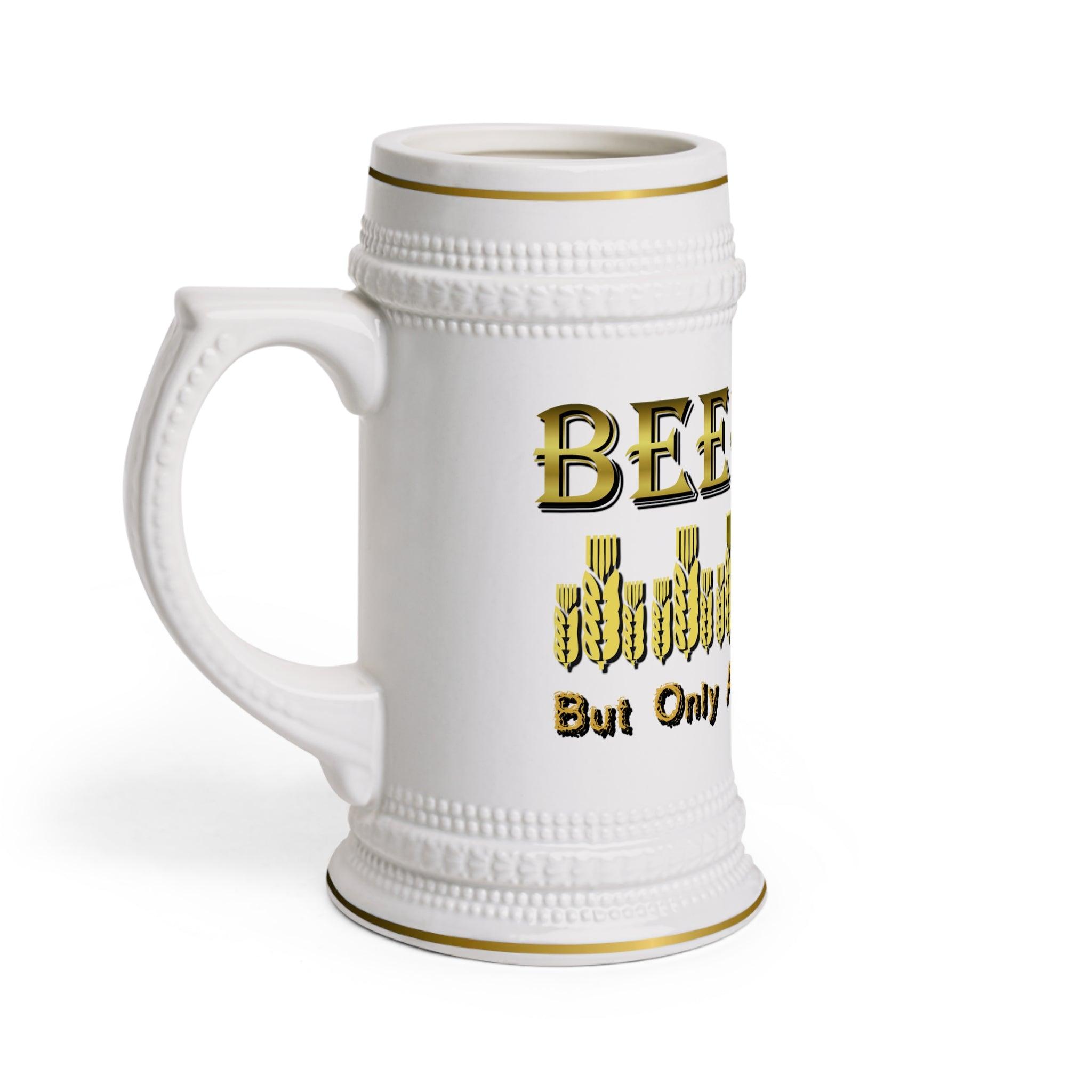 Beer Hops But Only After The 5th One - Beer Stein Mug - Witty Twisters Fashions