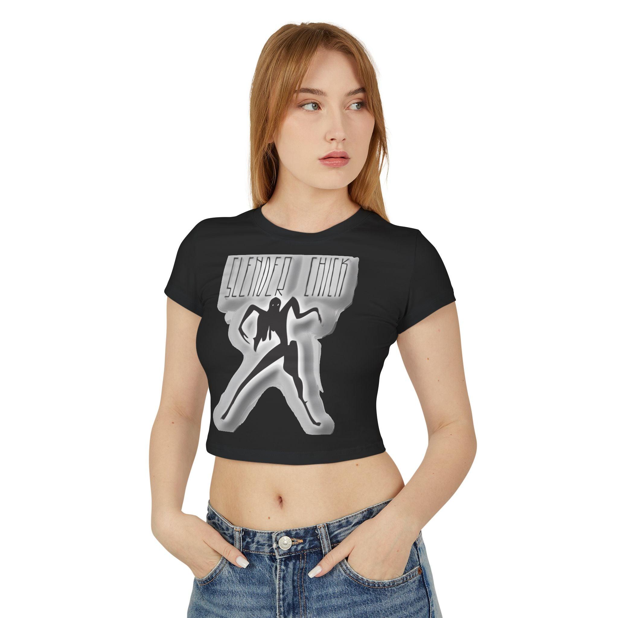 Slender Chick - Women's Baby Tee - Witty Twisters Fashions