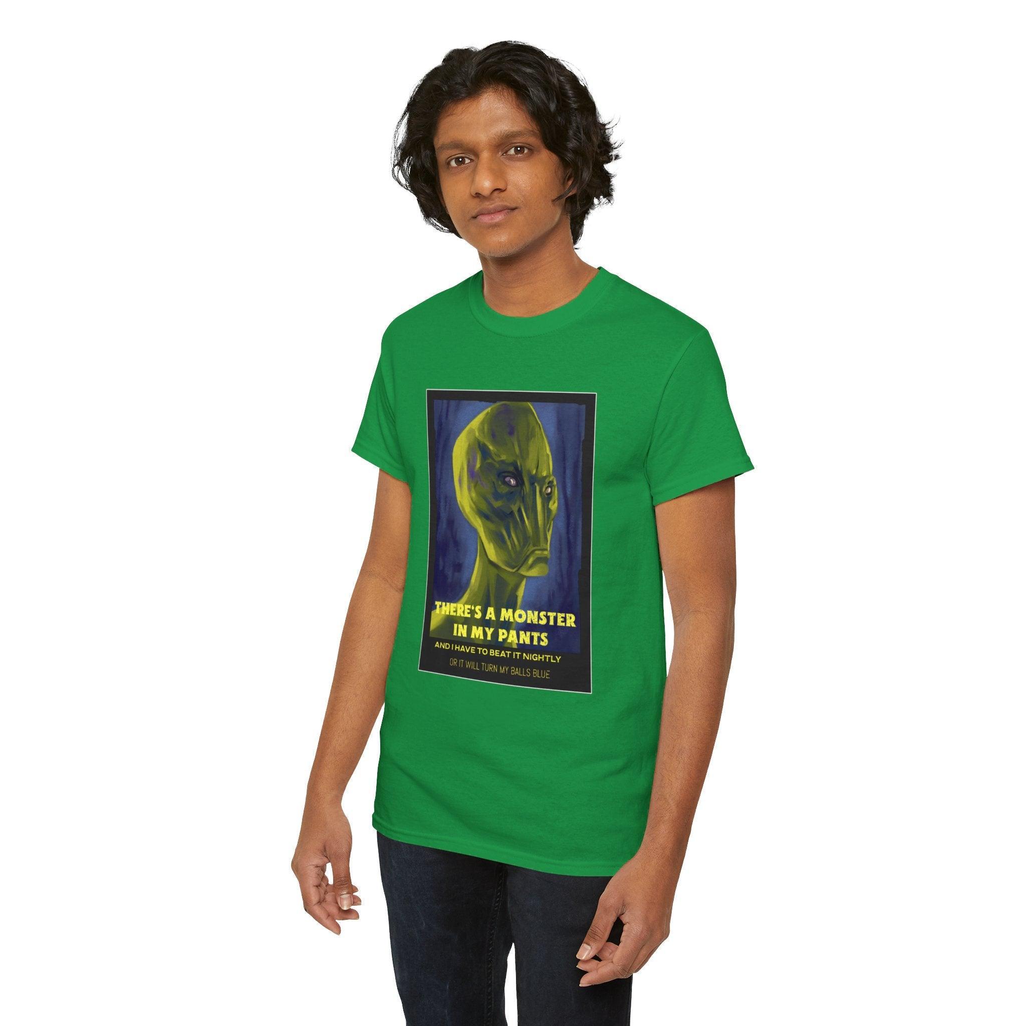 There's a monster in my pants - T-Shirt - Witty Twisters Fashions
