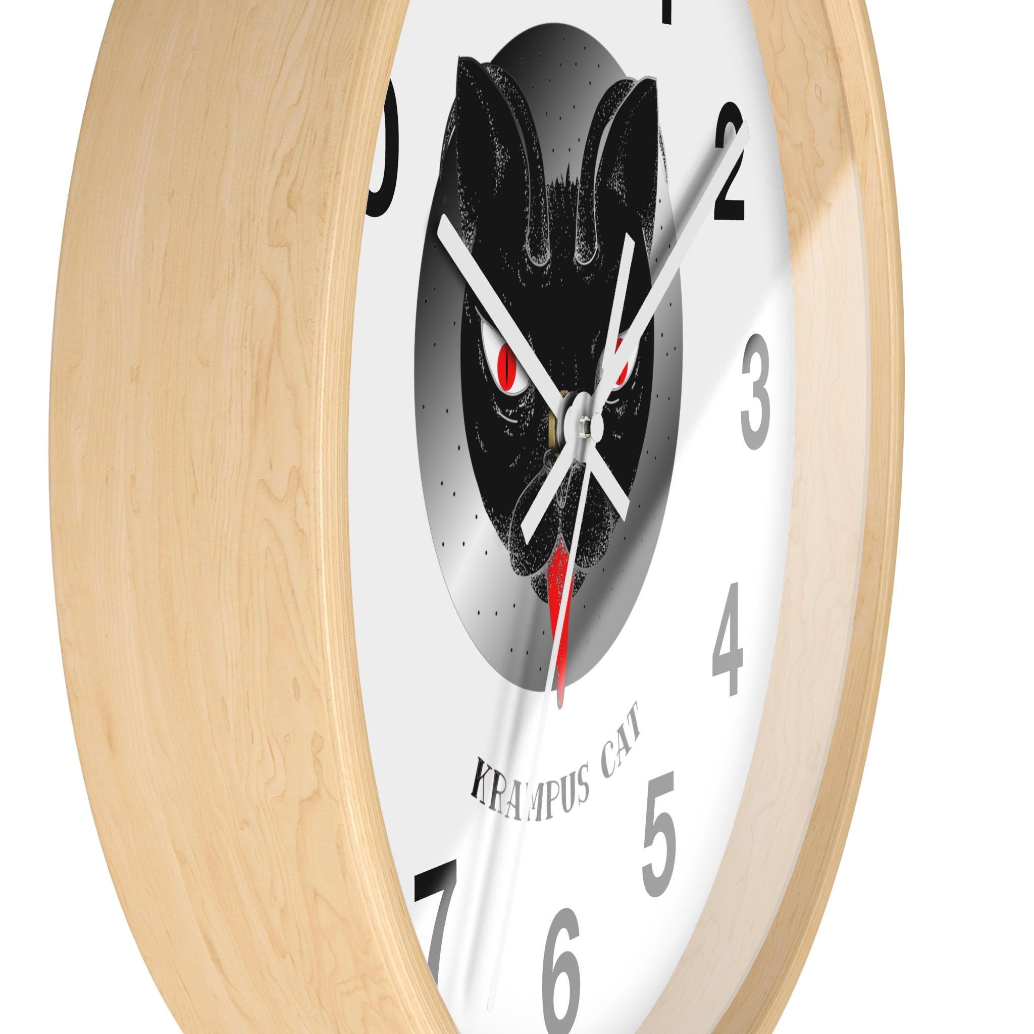 Krampus Cat - Wall Clock