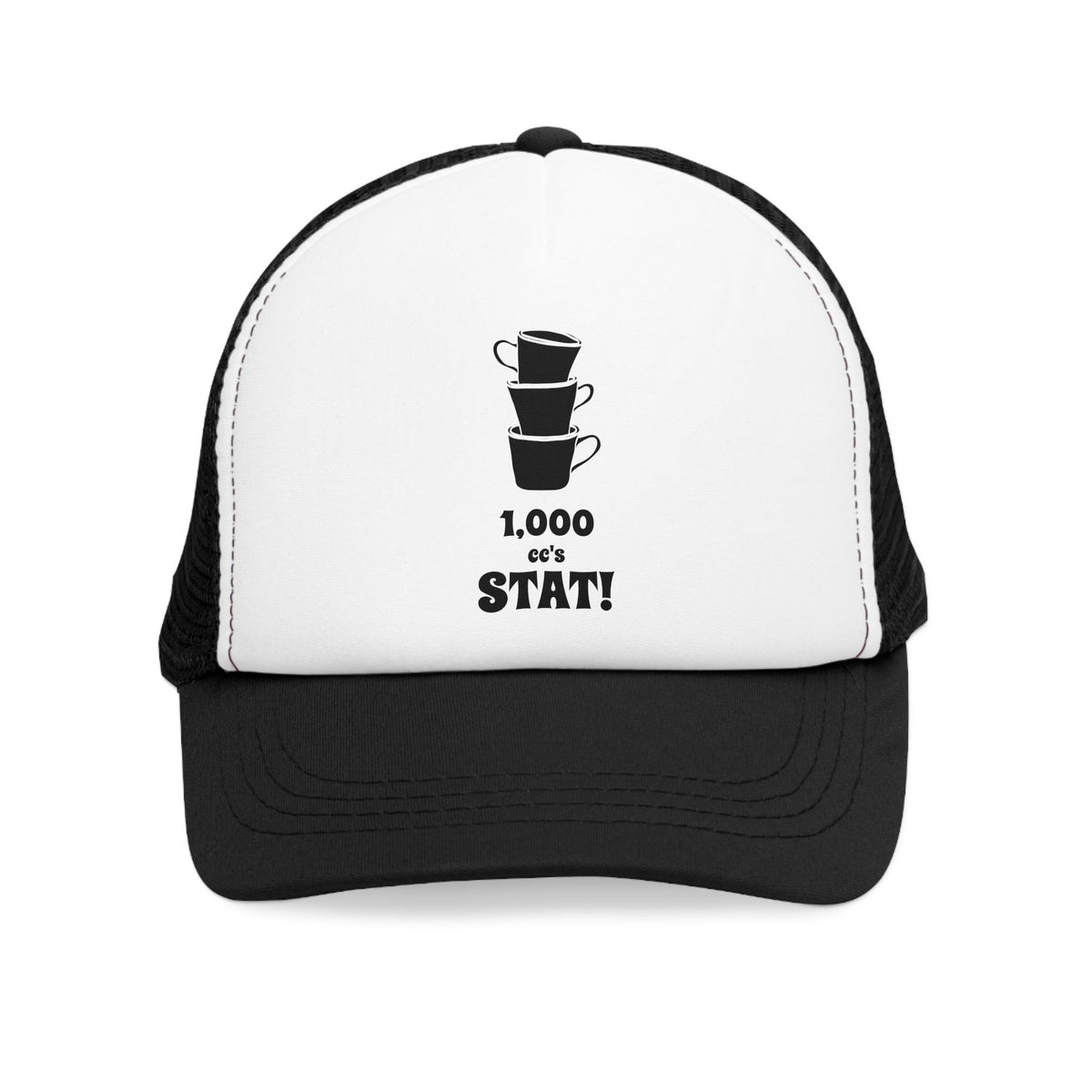 1,000 cc's Stat! - Mesh Baseball Cap - Witty Twisters Fashions