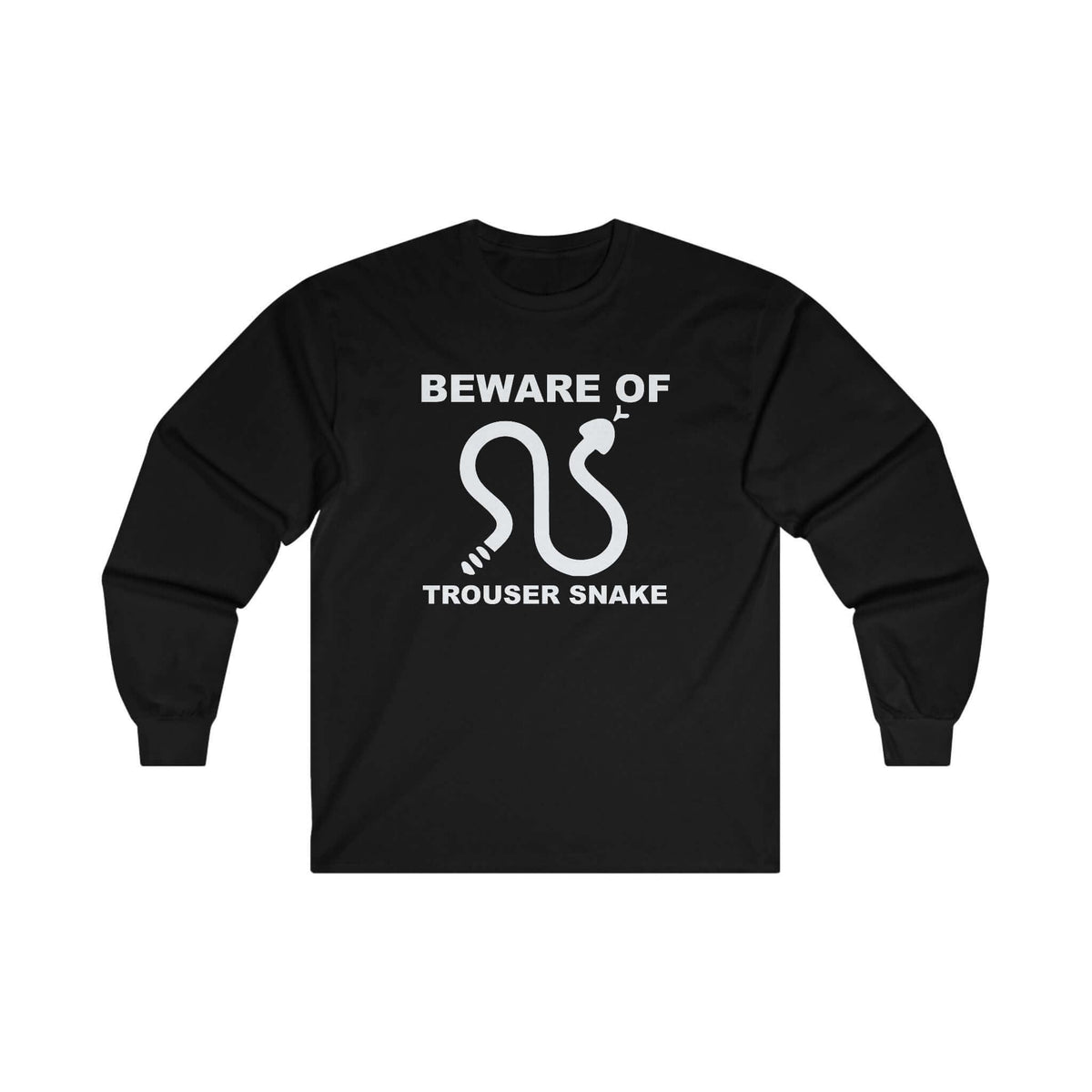 Beware Of Trouser Snake - Long-Sleeve Tee - Witty Twisters Fashions