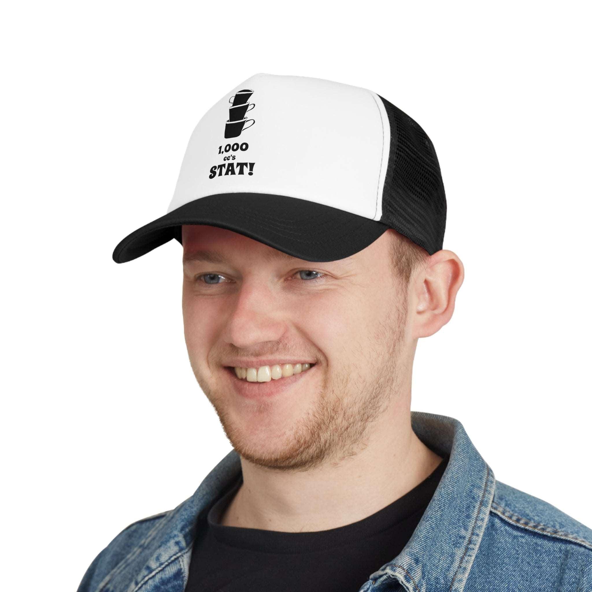 1,000 cc's Stat! - Mesh Baseball Cap - Witty Twisters Fashions