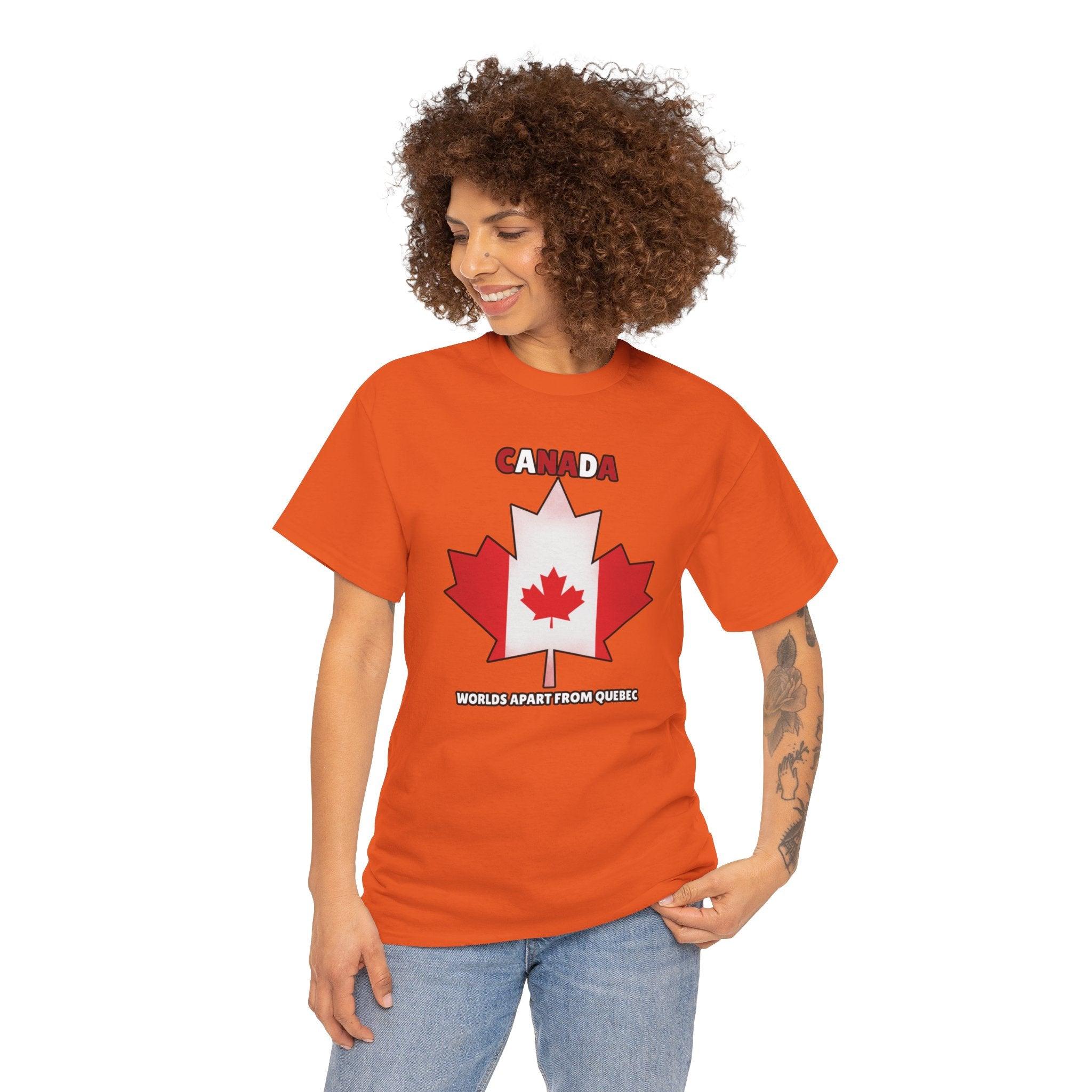 Canada Worlds apart from Quebec - T-shirt - Witty Twisters Fashions