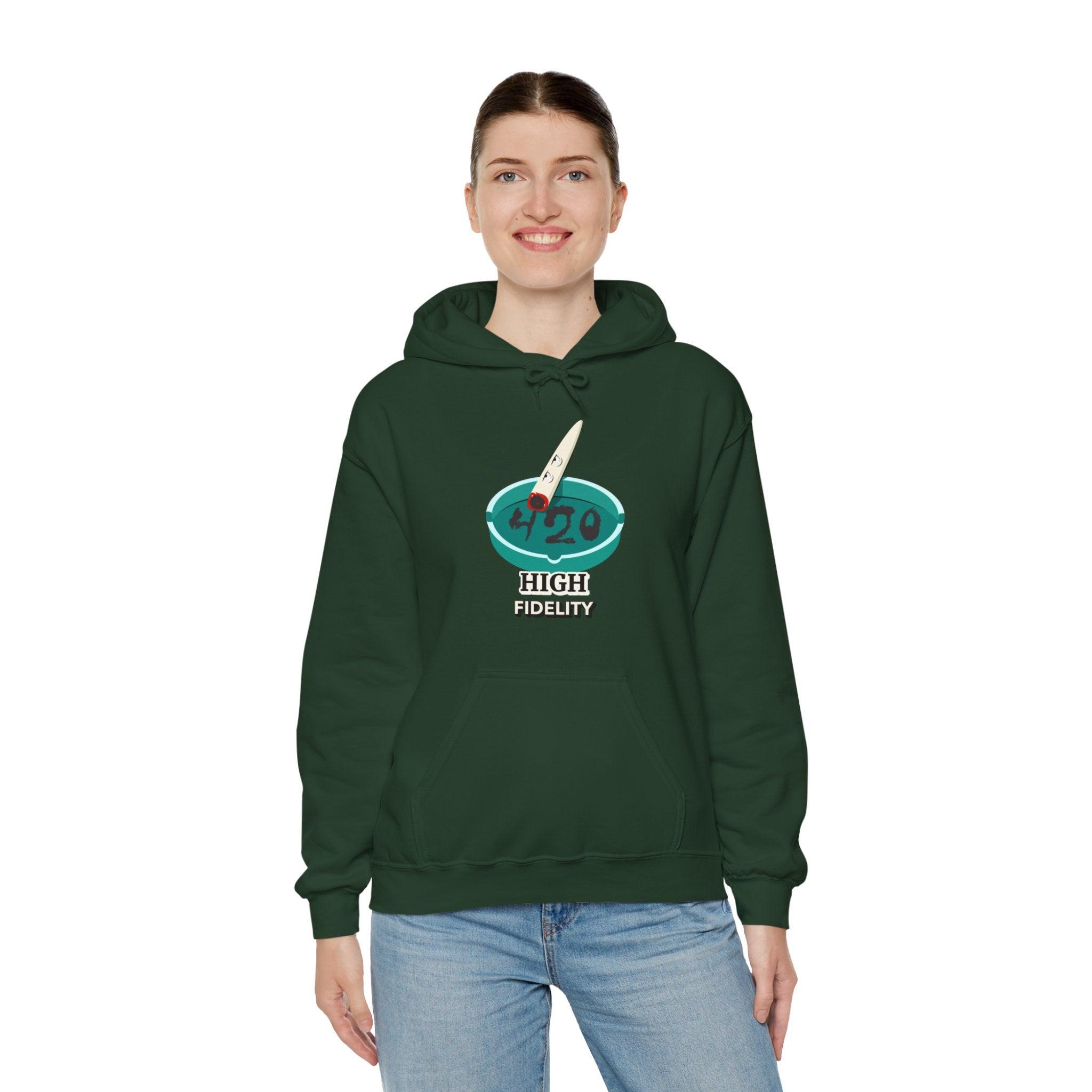 420 High Fidelity - Hoodie - Witty Twisters Fashions