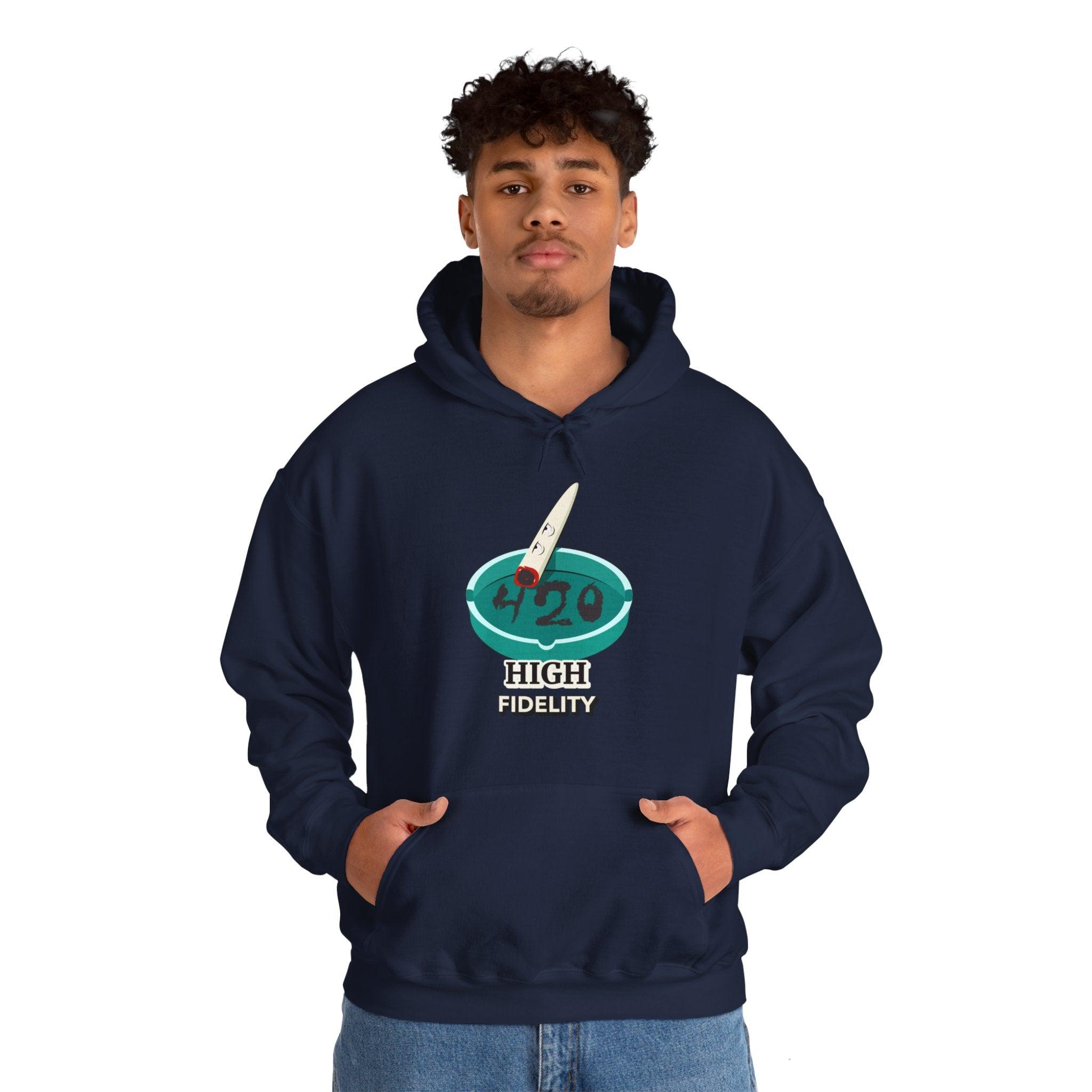 420 High Fidelity - Hoodie - Witty Twisters Fashions