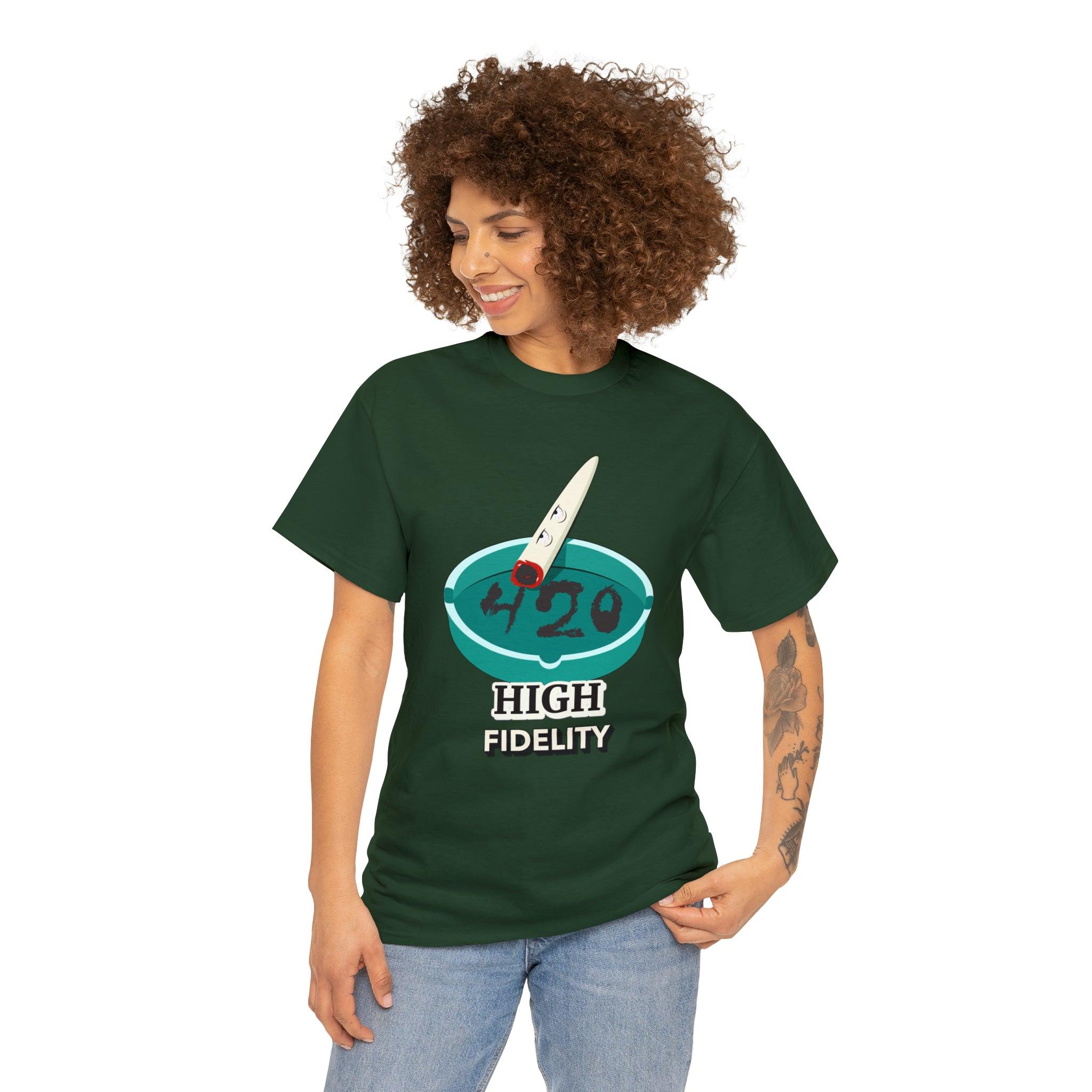 420 High Fidelity - Witty Twisters T-Shirts