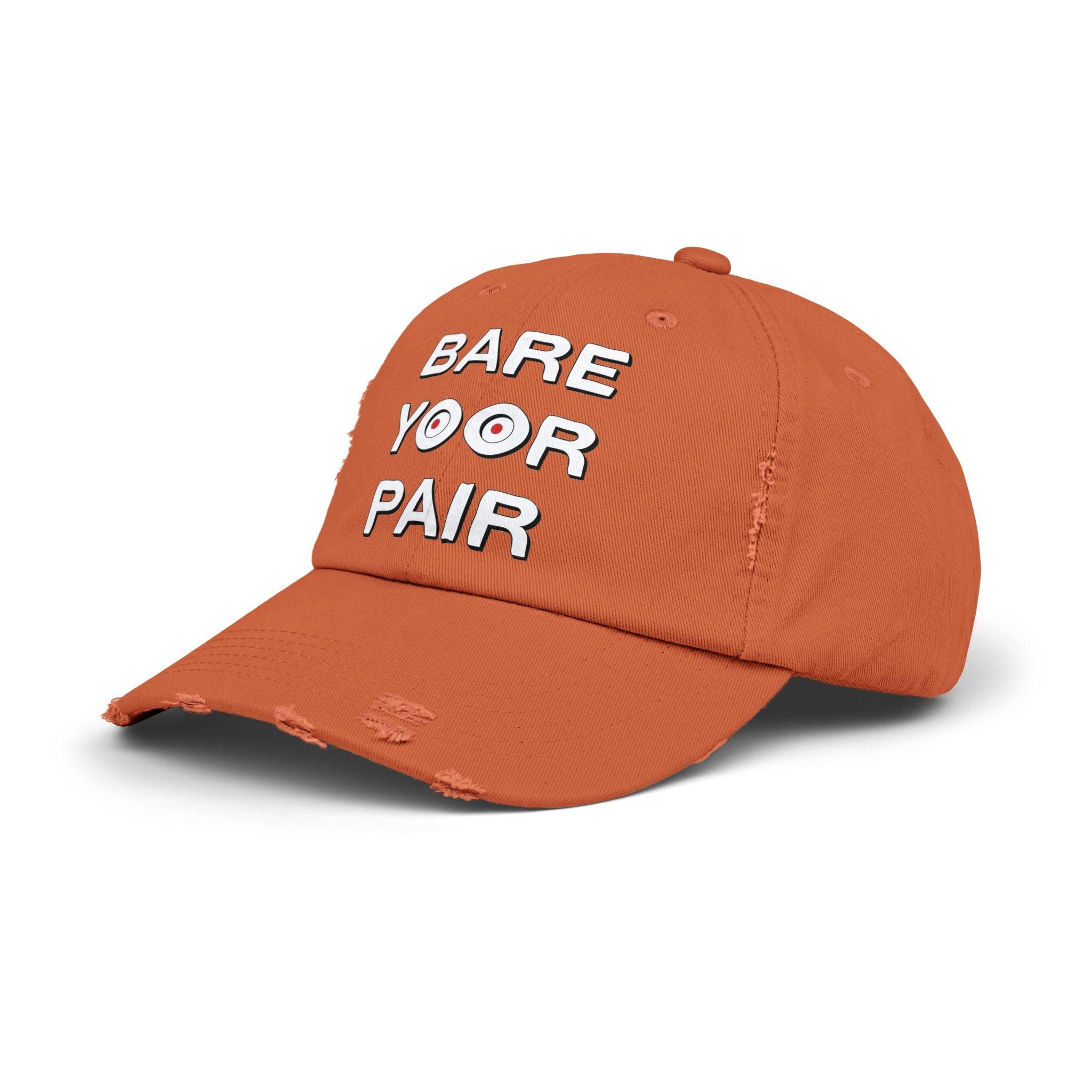 Bare Yoor Pair - Cotton Twill Distressed Baseball Cap