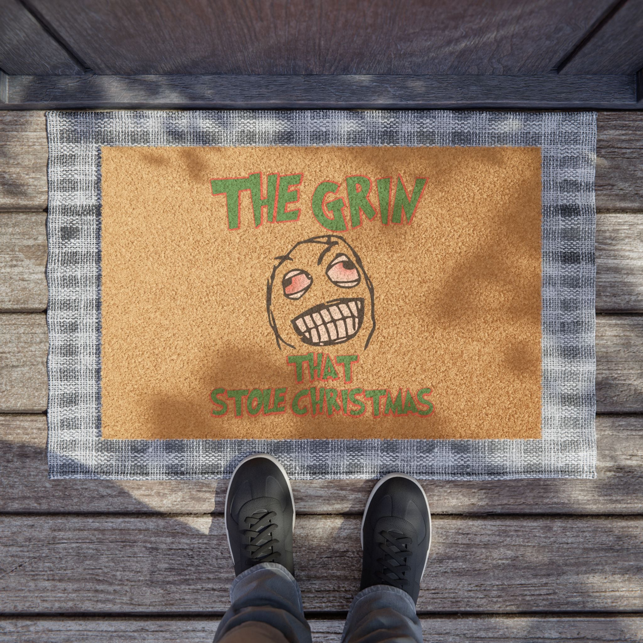 The Grin That Stole Christmas - Doormat