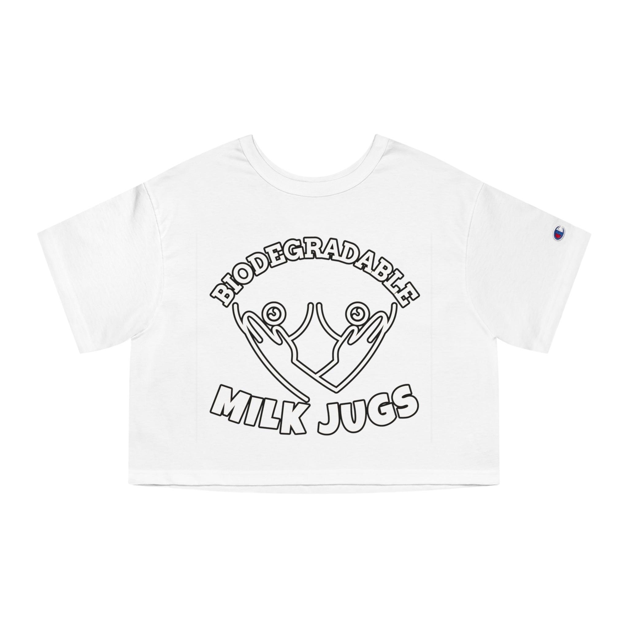 Biodegradable Milk Jugs - Women's Crop Top