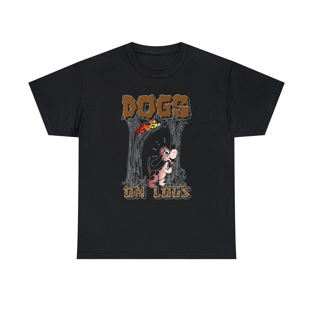 Dogs On Logs - T-Shirt - Witty Twisters Fashions