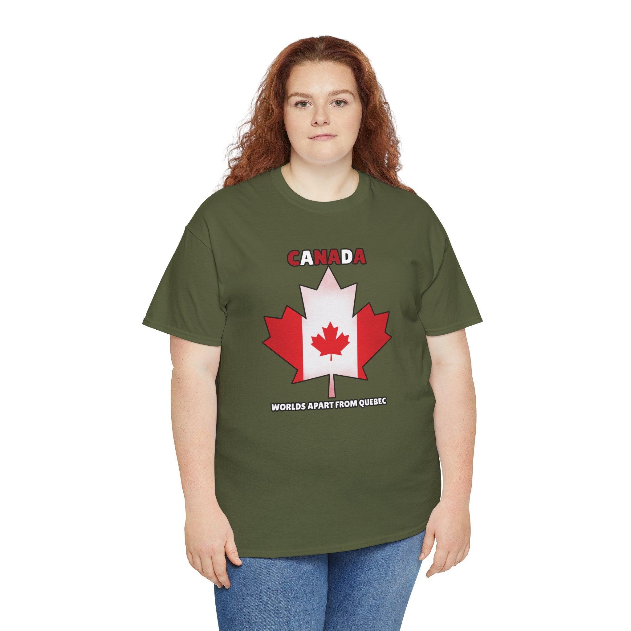 Canada Worlds apart from Quebec - T-shirt - Witty Twisters Fashions