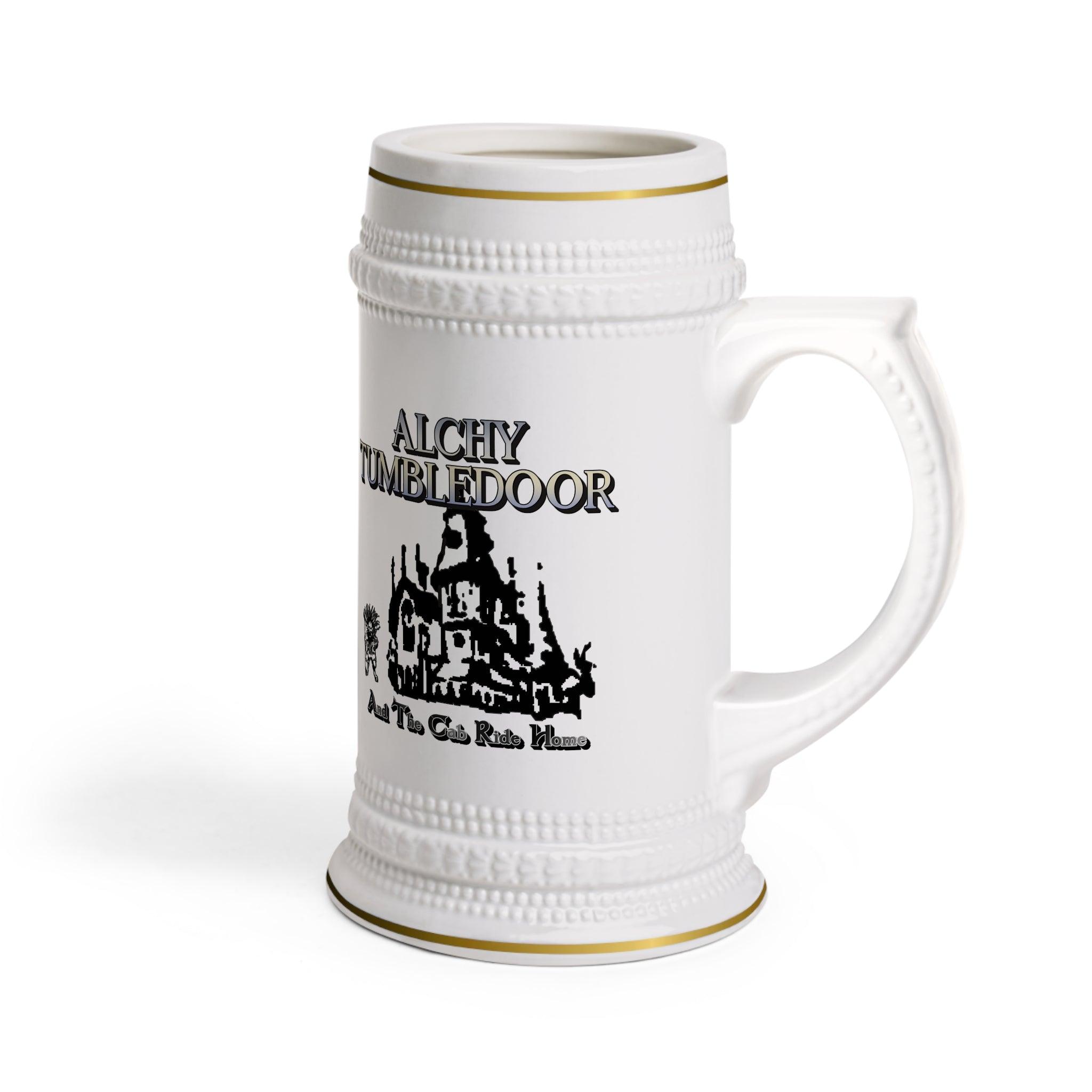 Alchy Tumbledoor And The Cab Ride Home - Beer Stein Mug - Witty Twisters Fashions