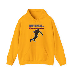 Basketball A Passive Aggressive Game - Hoodie - Witty Twisters Fashions