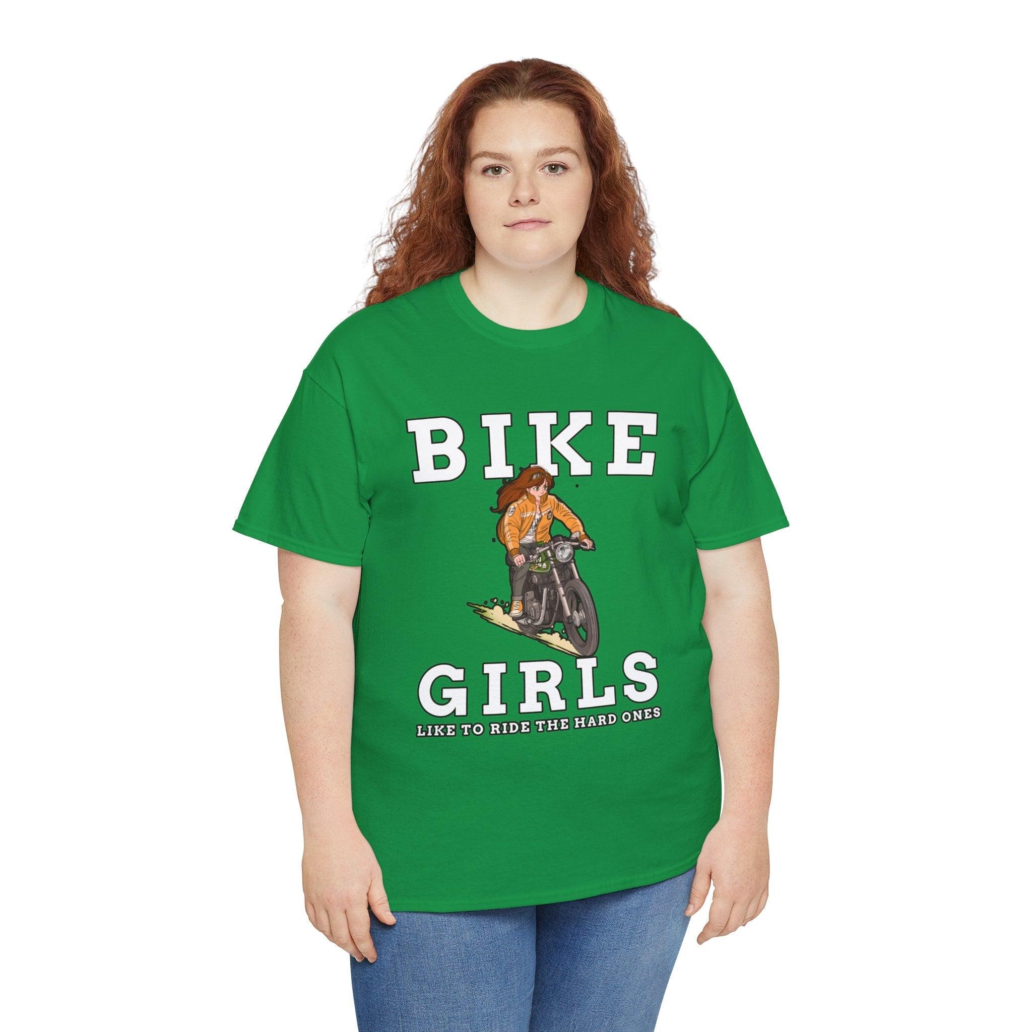 Bike Girls Like to ride the hard ones - T-Shirt - Witty Twisters Fashions