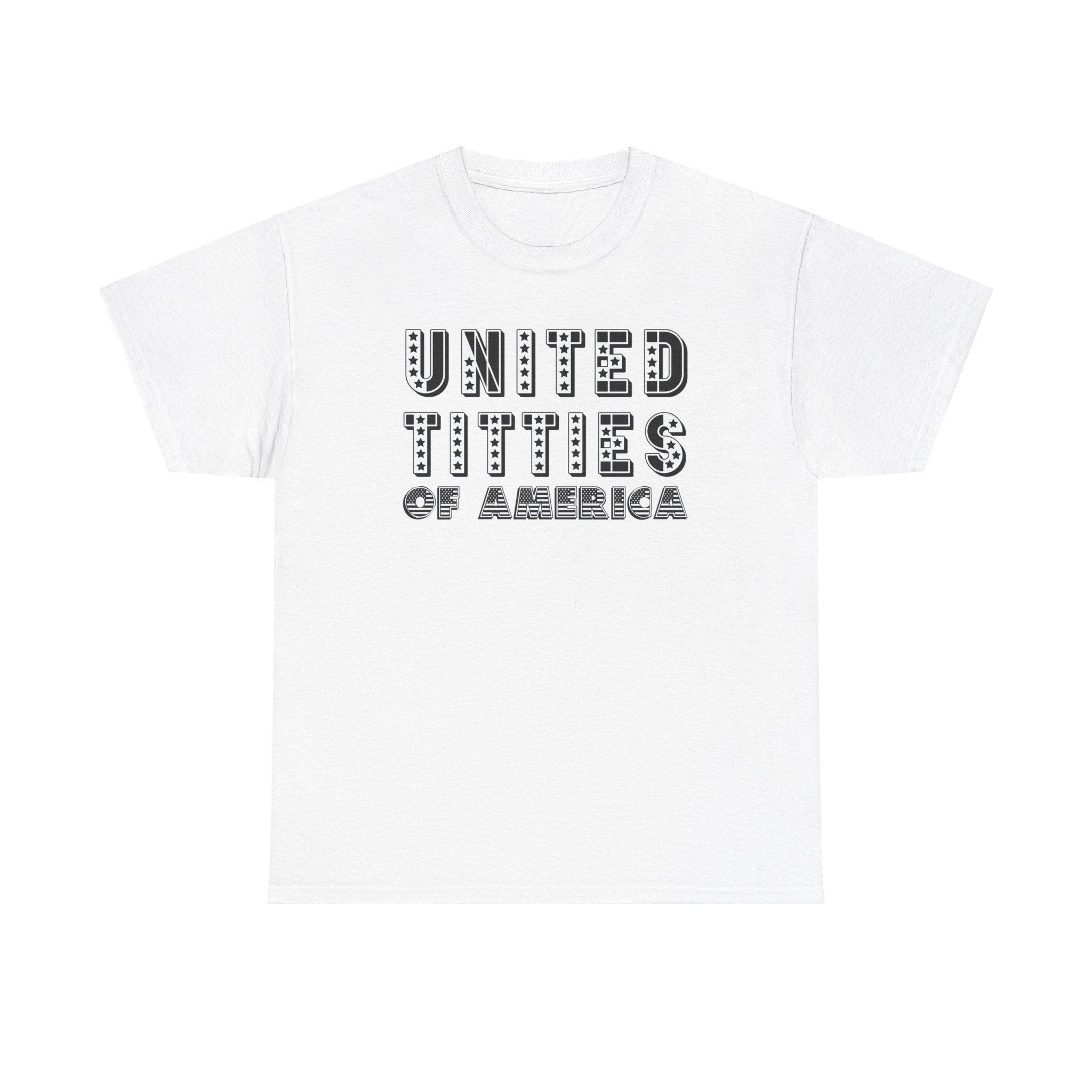 United Titties Of America - T-Shirt - Witty Twisters Fashions