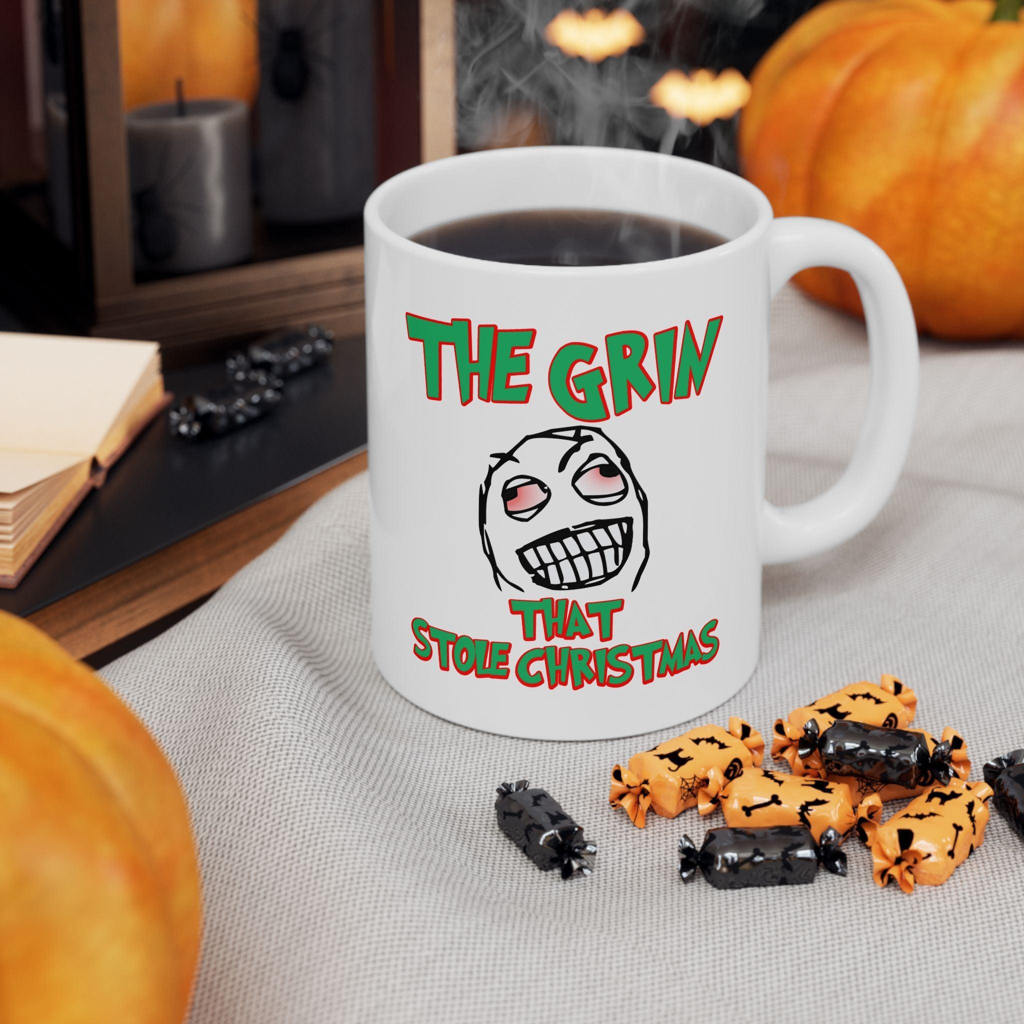 The Grin That Stole Christmas - Ceramic Coffee Mug 11oz, 15oz