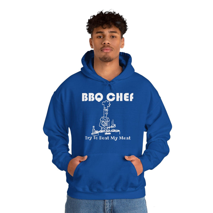 BBQ Chef Try To Beat My Meat - Hoodie - Witty Twisters T-Shirts