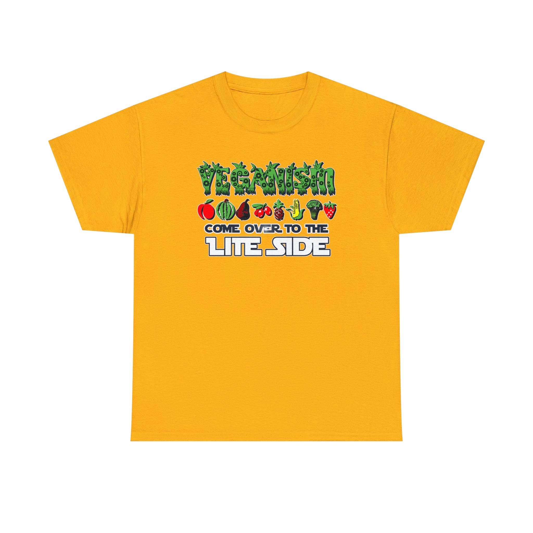 VEGANISM Come Over To The Lite Side - T-Shirt - Witty Twisters Fashions