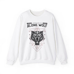 Alone Wolf Looking For Love - Sweatshirt - Witty Twisters Fashions