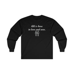 All Is Bare In Love And War - Long-Sleeve Tee - Witty Twisters Fashions