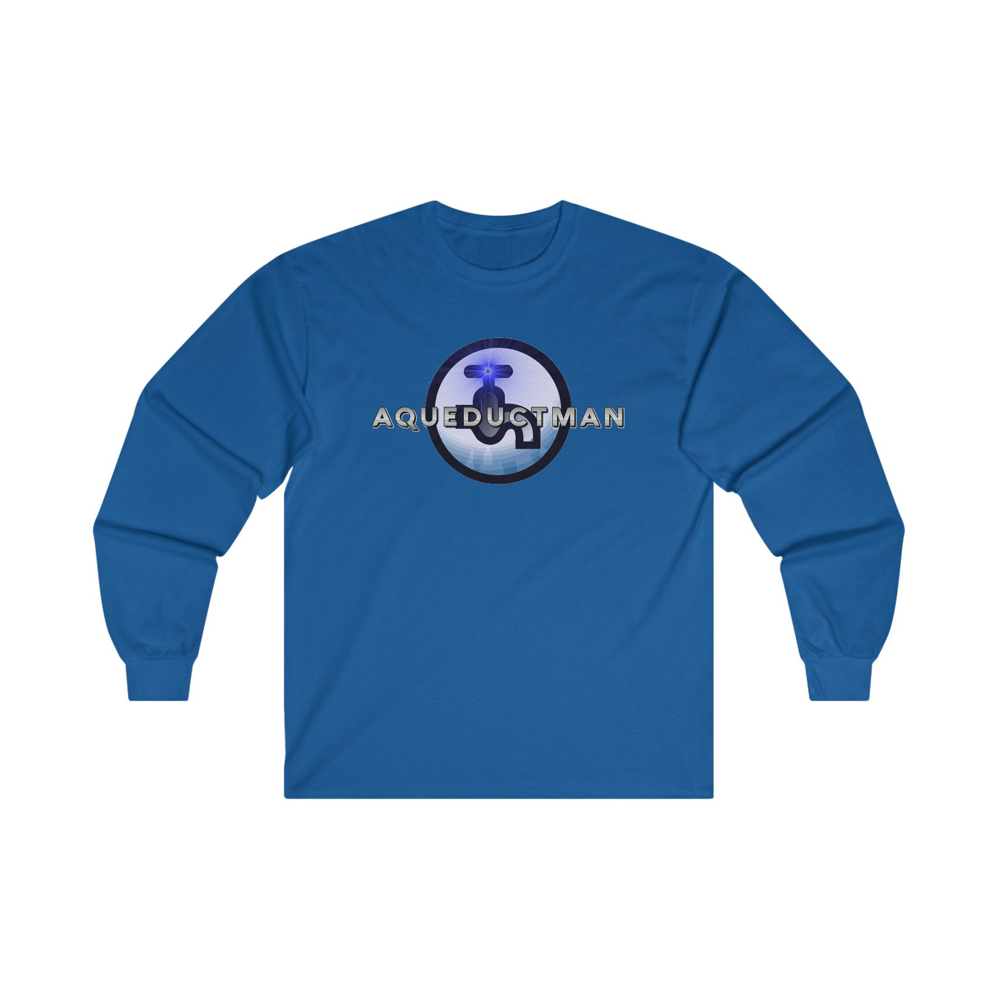 Aqueductman - Long-Sleeve Tee - Witty Twisters Fashions