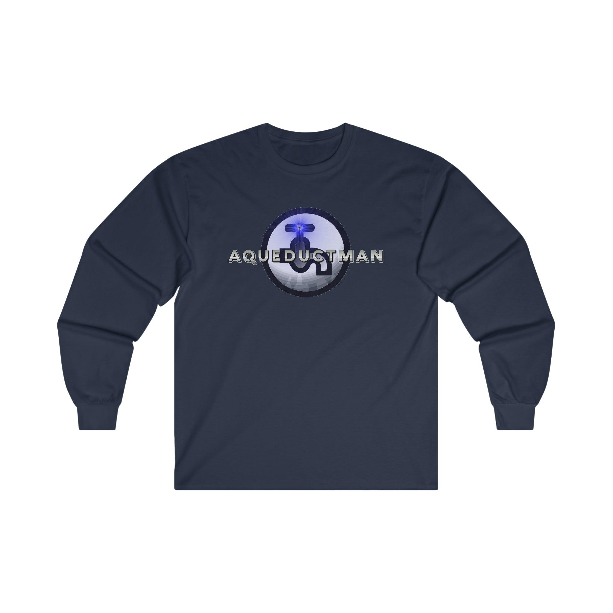 Aqueductman - Long-Sleeve Tee - Witty Twisters Fashions