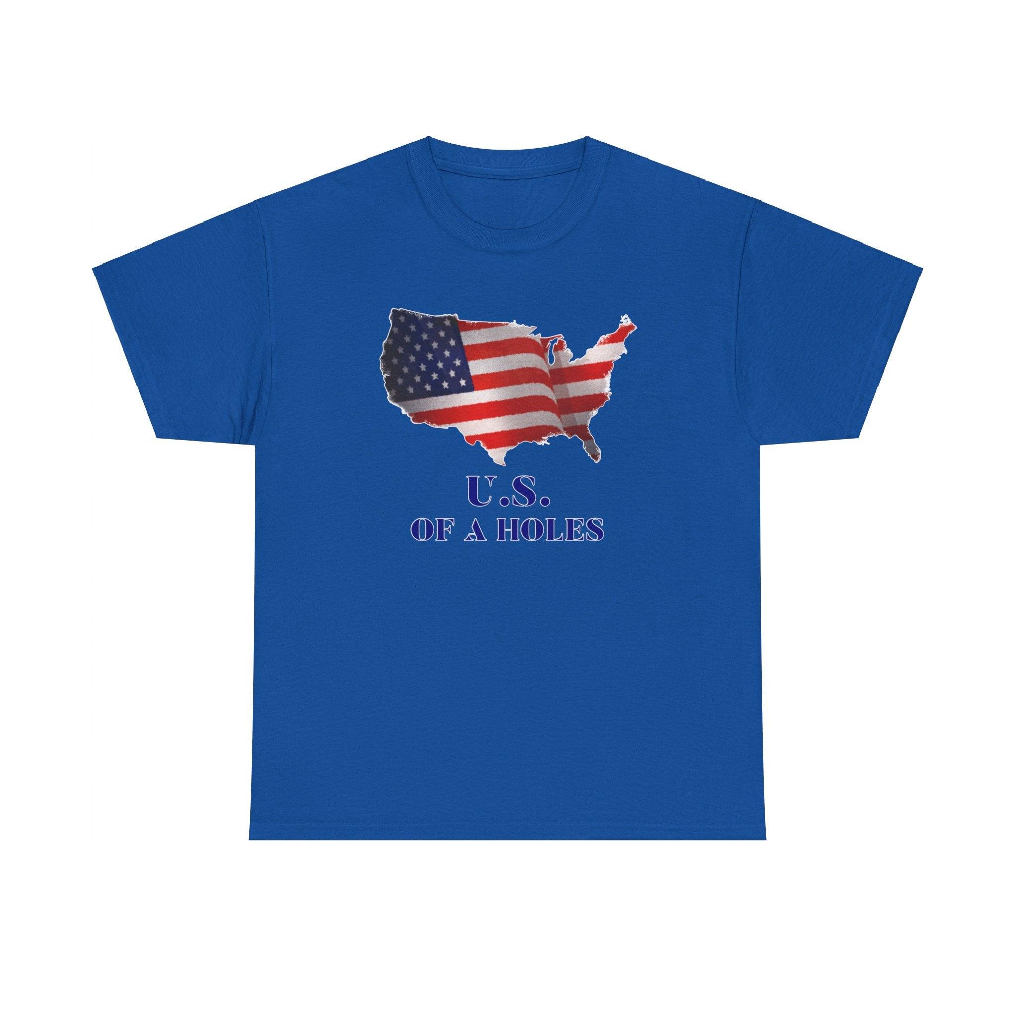 US of A holes - T-Shirt - Witty Twisters Fashions