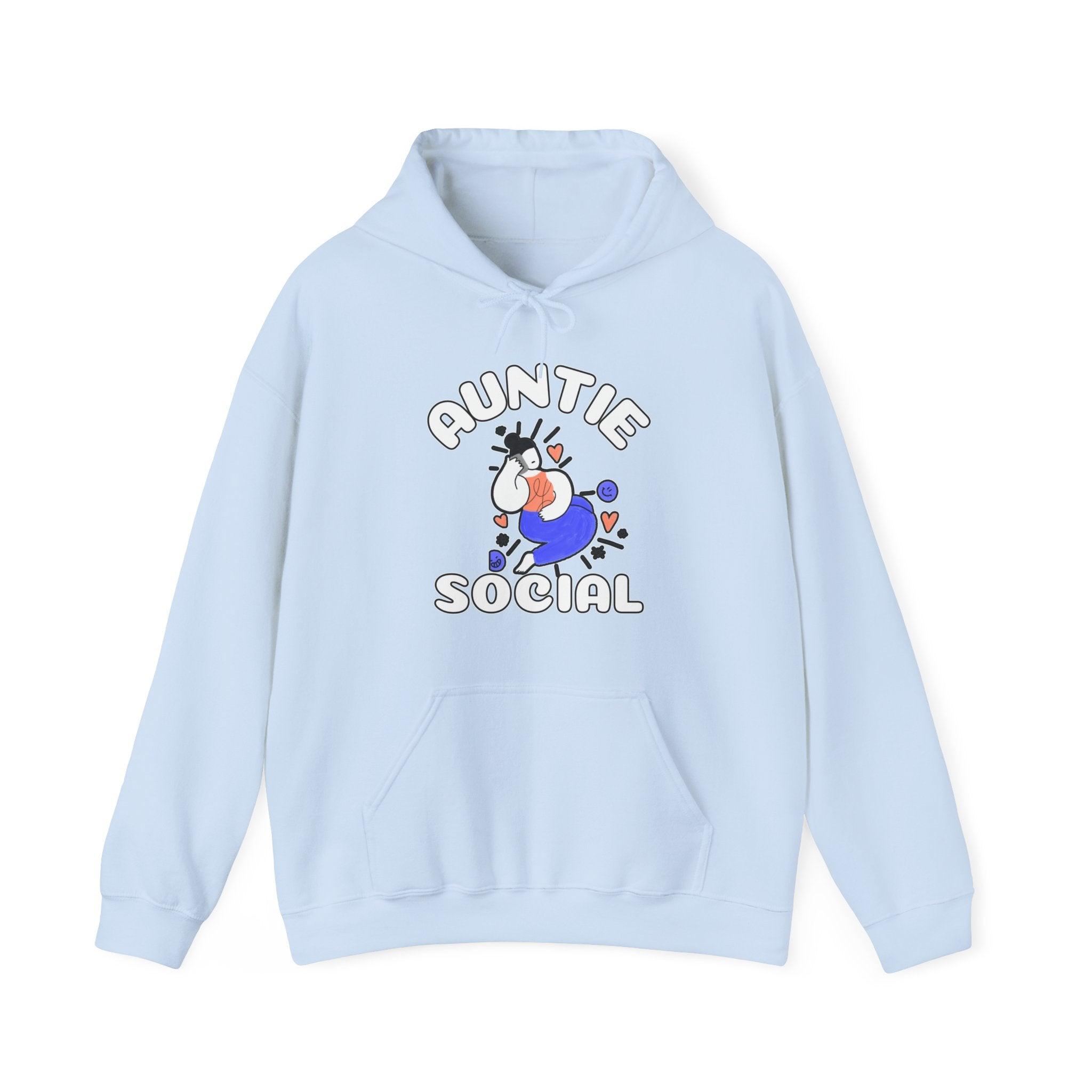 Auntie Social - Hoodie - Witty Twisters Fashions