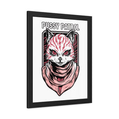 Pussy Patrol - Framed Poster - Witty Twisters Fashions