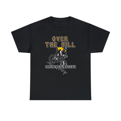 Over The Hill Mountain Biker - Witty Twisters T-Shirts